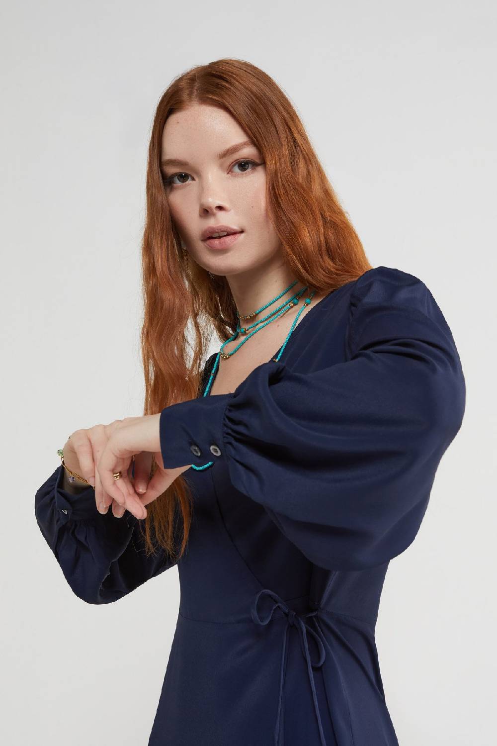 Ottod'Ame Fluid Silk Blend Short Dress