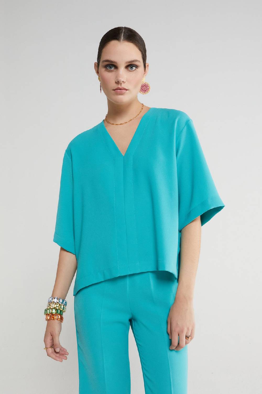 Ottod'Ame Fluid V-neck Sweater