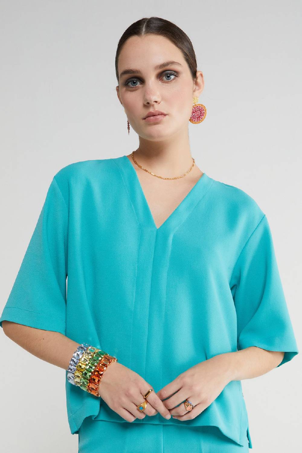 Ottod'Ame Fluid V-neck Sweater