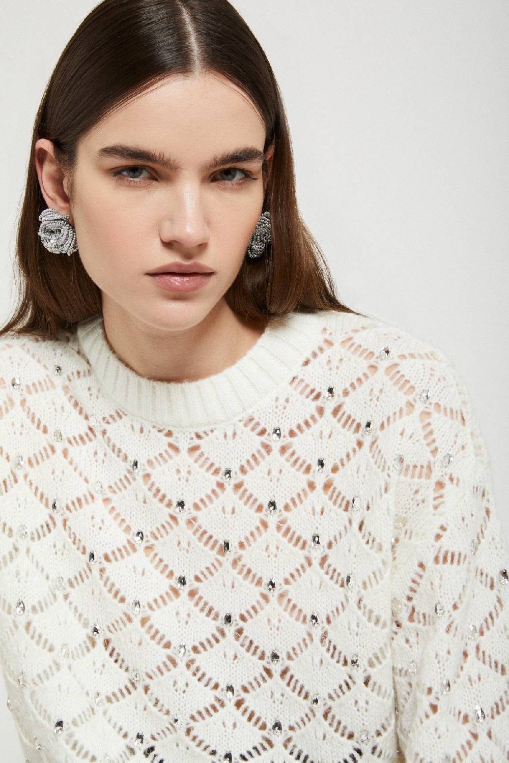 Ottod'Ame Fretworked Sweater