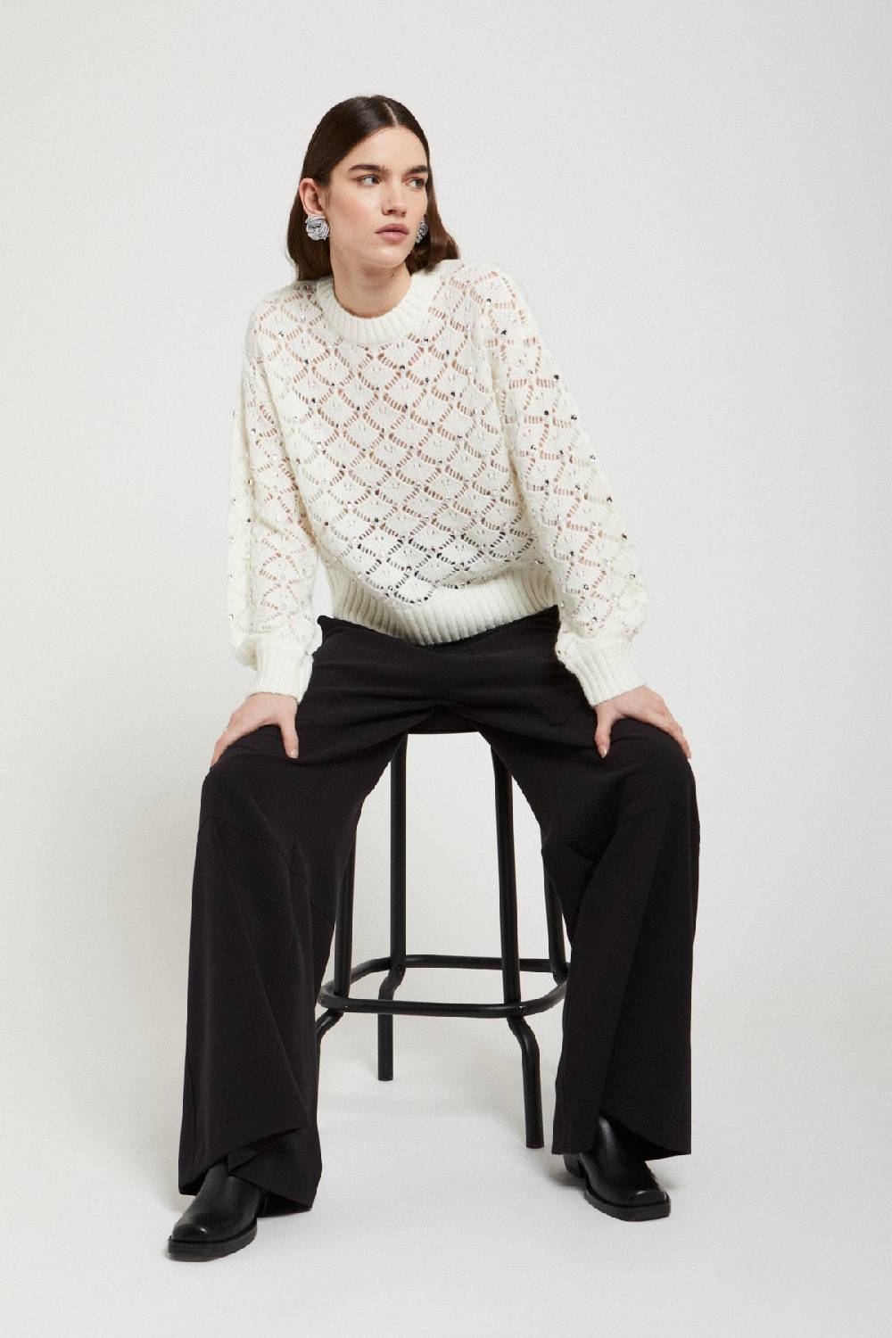 ottod'Ame Fretworked sweater