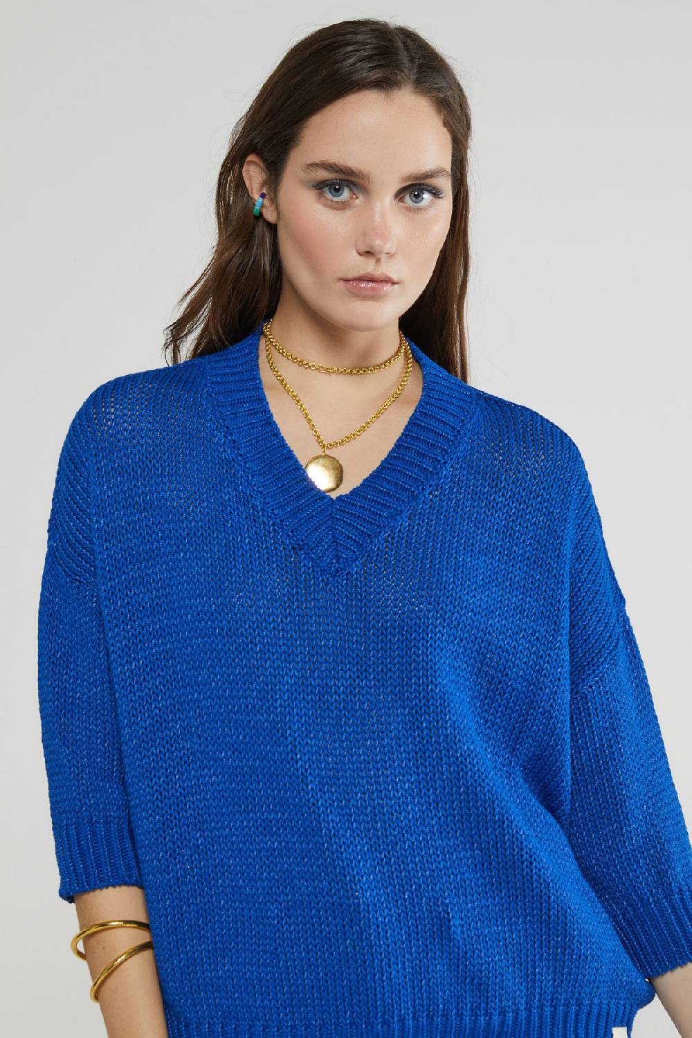 Ottod'Ame Fretworked Sweater