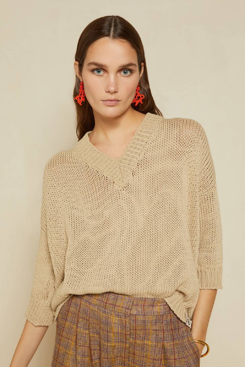 Ottod'Ame Fretworked Sweater