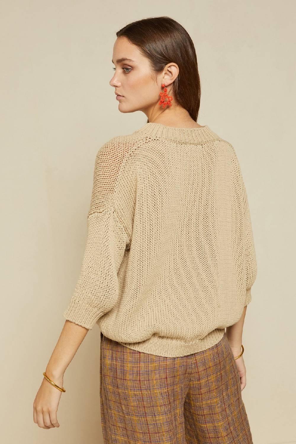 Ottod'Ame Fretworked Sweater