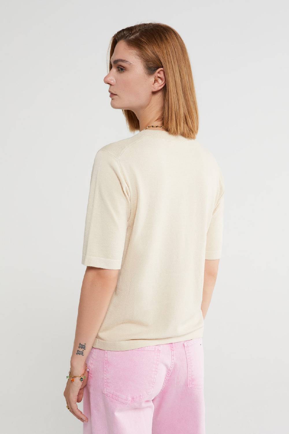 Ottod'Ame Half-sleeve Sweater