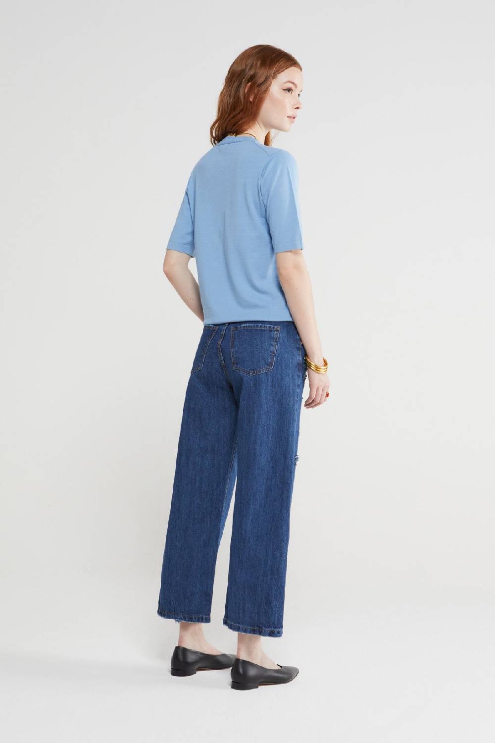 Ottod'Ame Half-sleeve Sweater