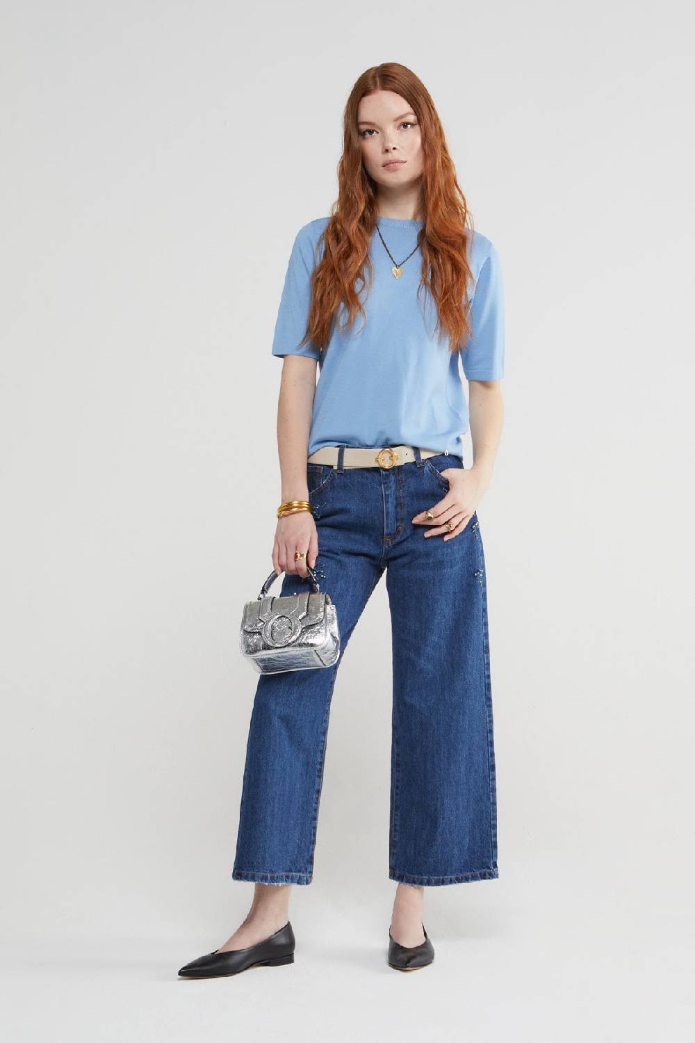 ottod'Ame Half-sleeve sweater