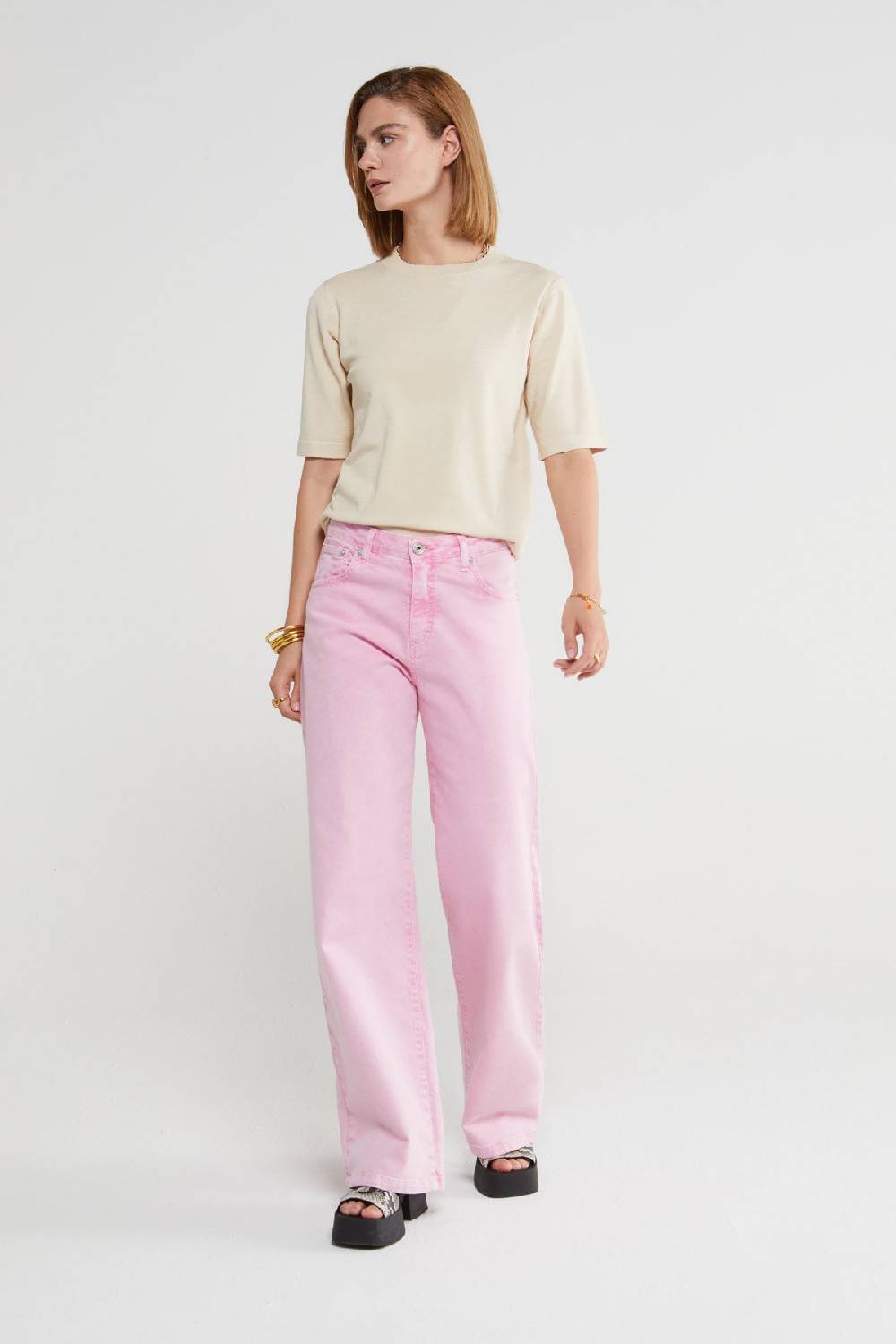 ottod'Ame Half-sleeve sweater