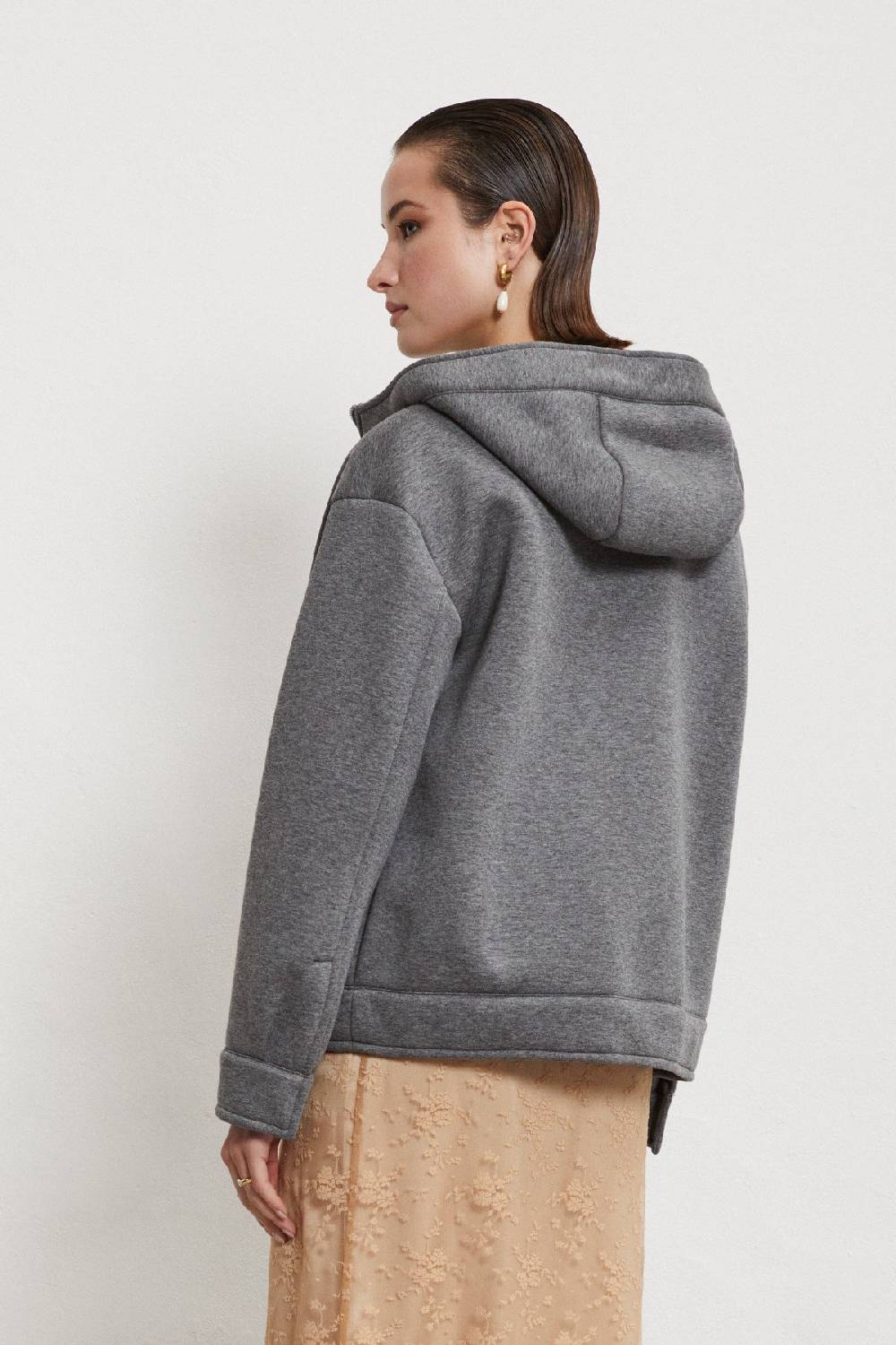 Ottod'Ame Jacket With Embroidery And Hood