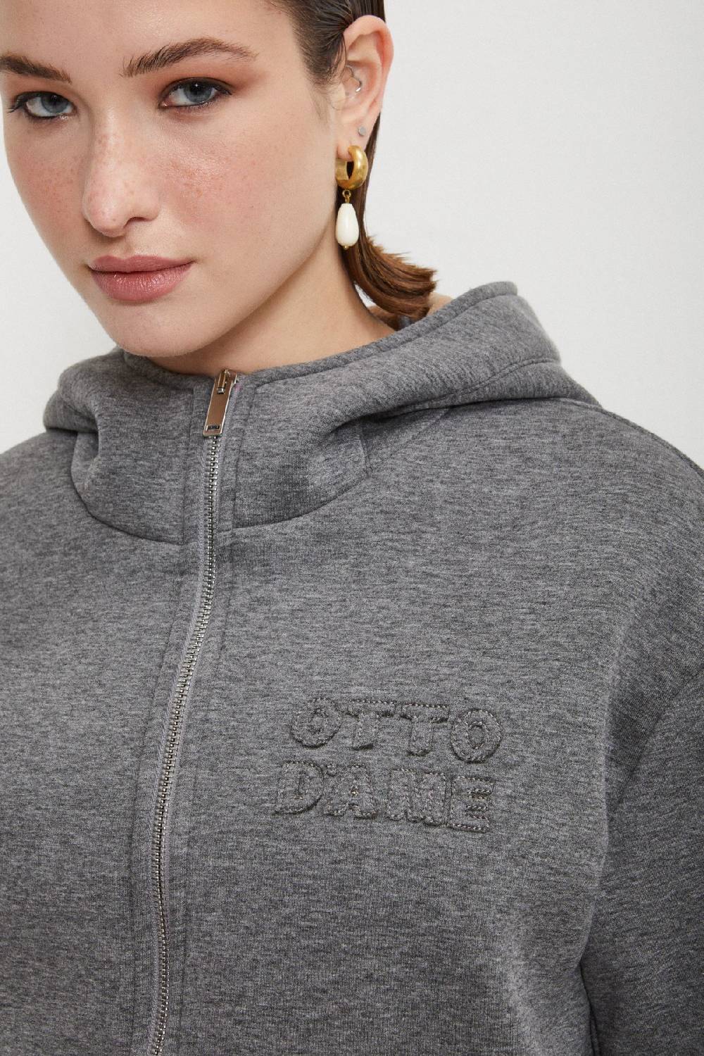 Ottod'Ame Jacket With Embroidery And Hood