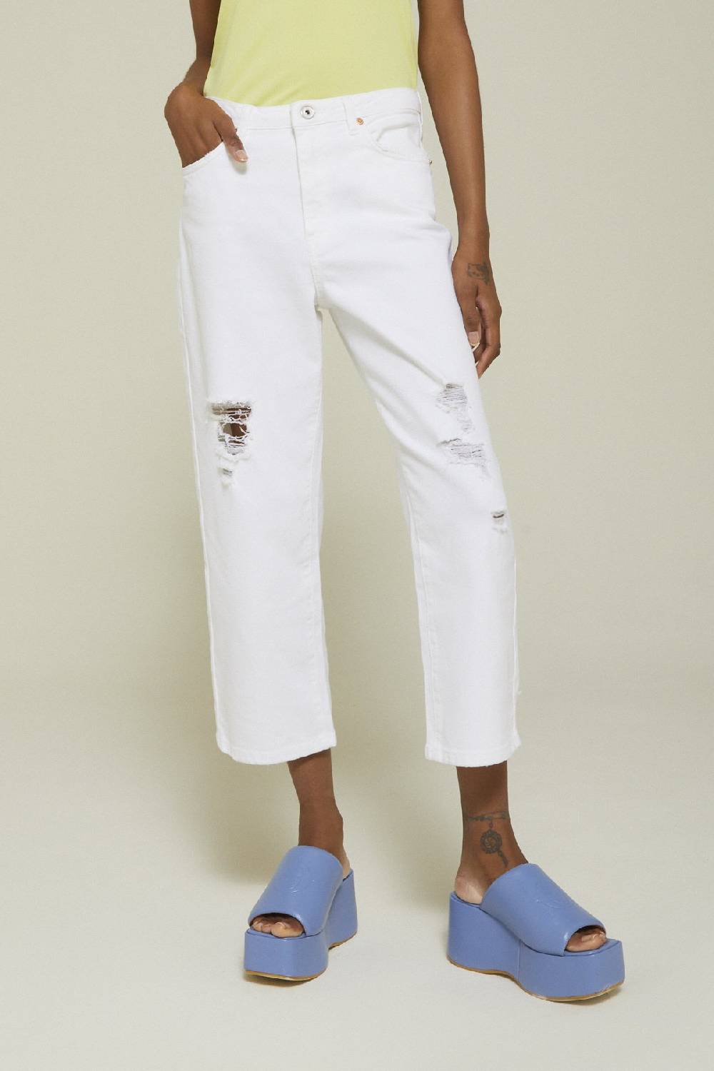 Ottod'Ame Jeans Straight Ankle