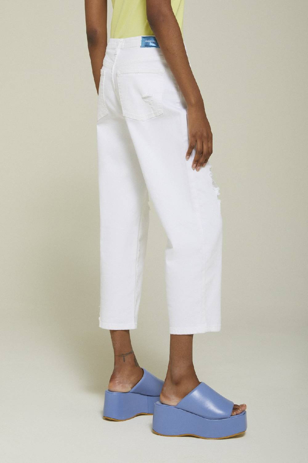 Ottod'Ame Jeans Straight Ankle