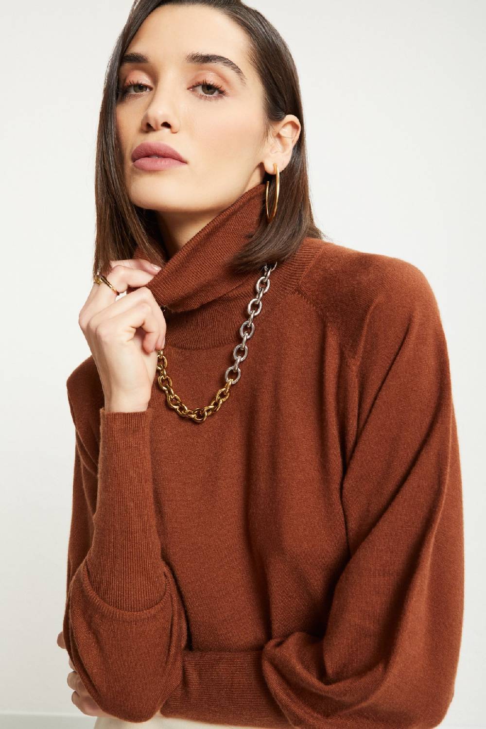 Ottod'Ame Jumper With Balloon Sleeves