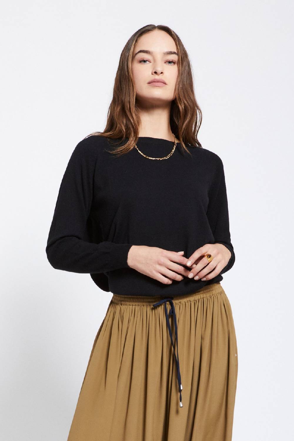 Ottod'Ame Jumper With Flared Bottom