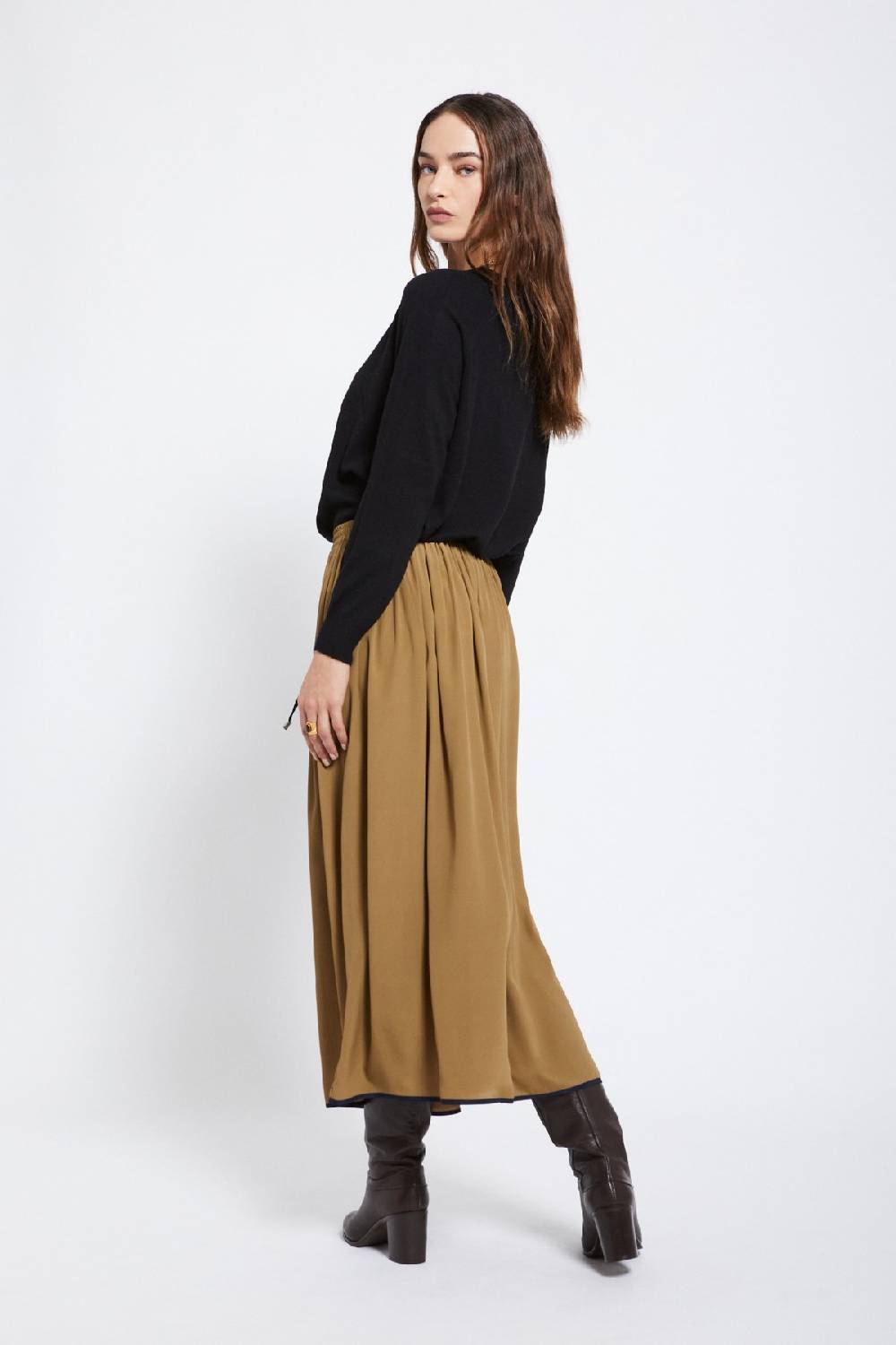 Ottod'Ame Jumper With Flared Bottom