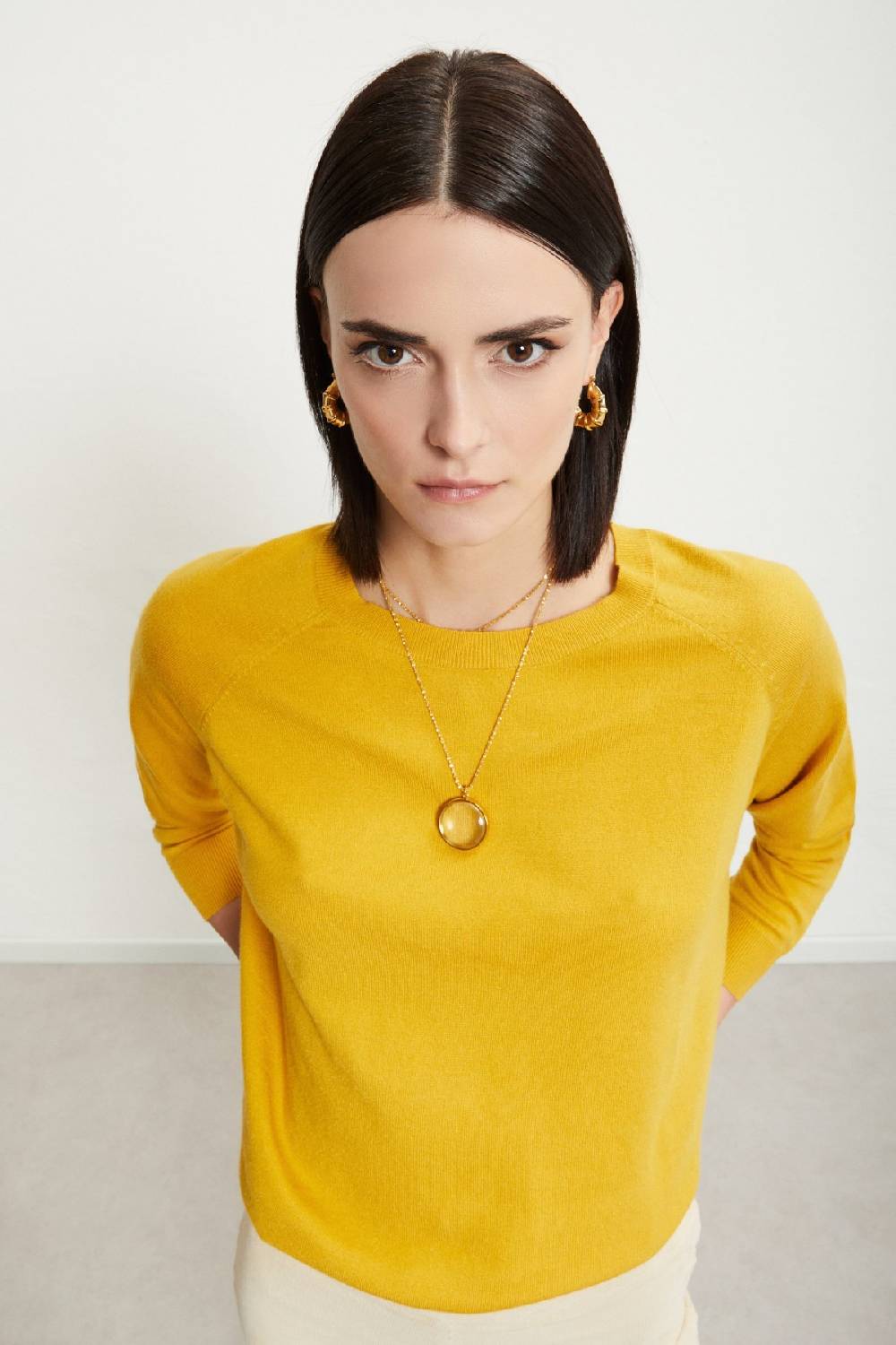 Ottod'Ame Jumper With Flared Bottom