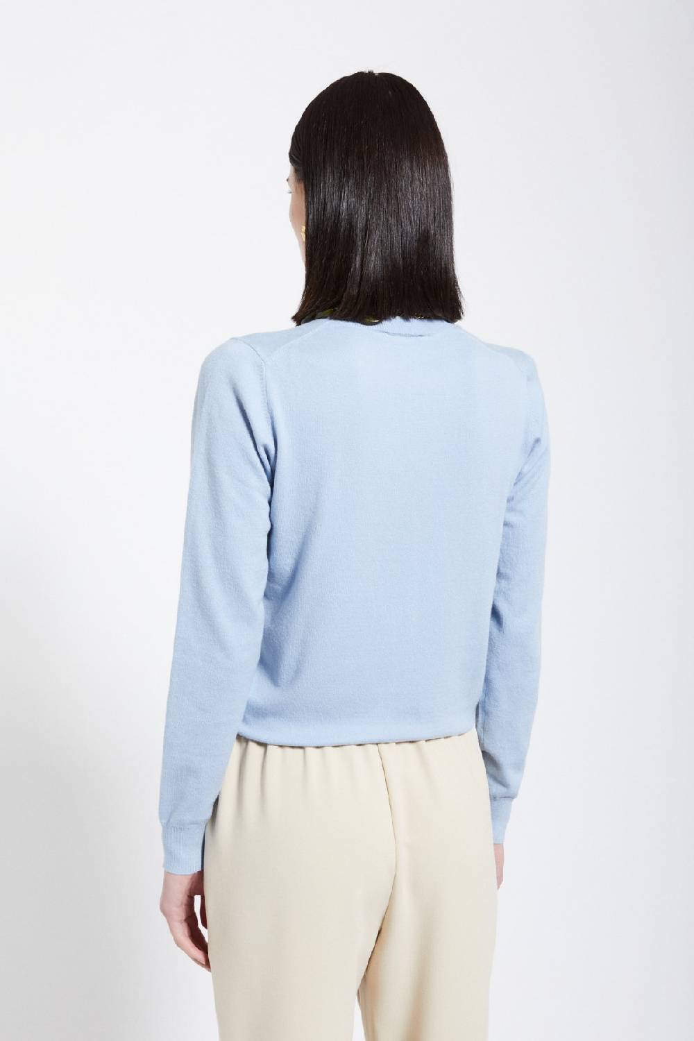 Ottod'Ame Jumper With Rounded Neck