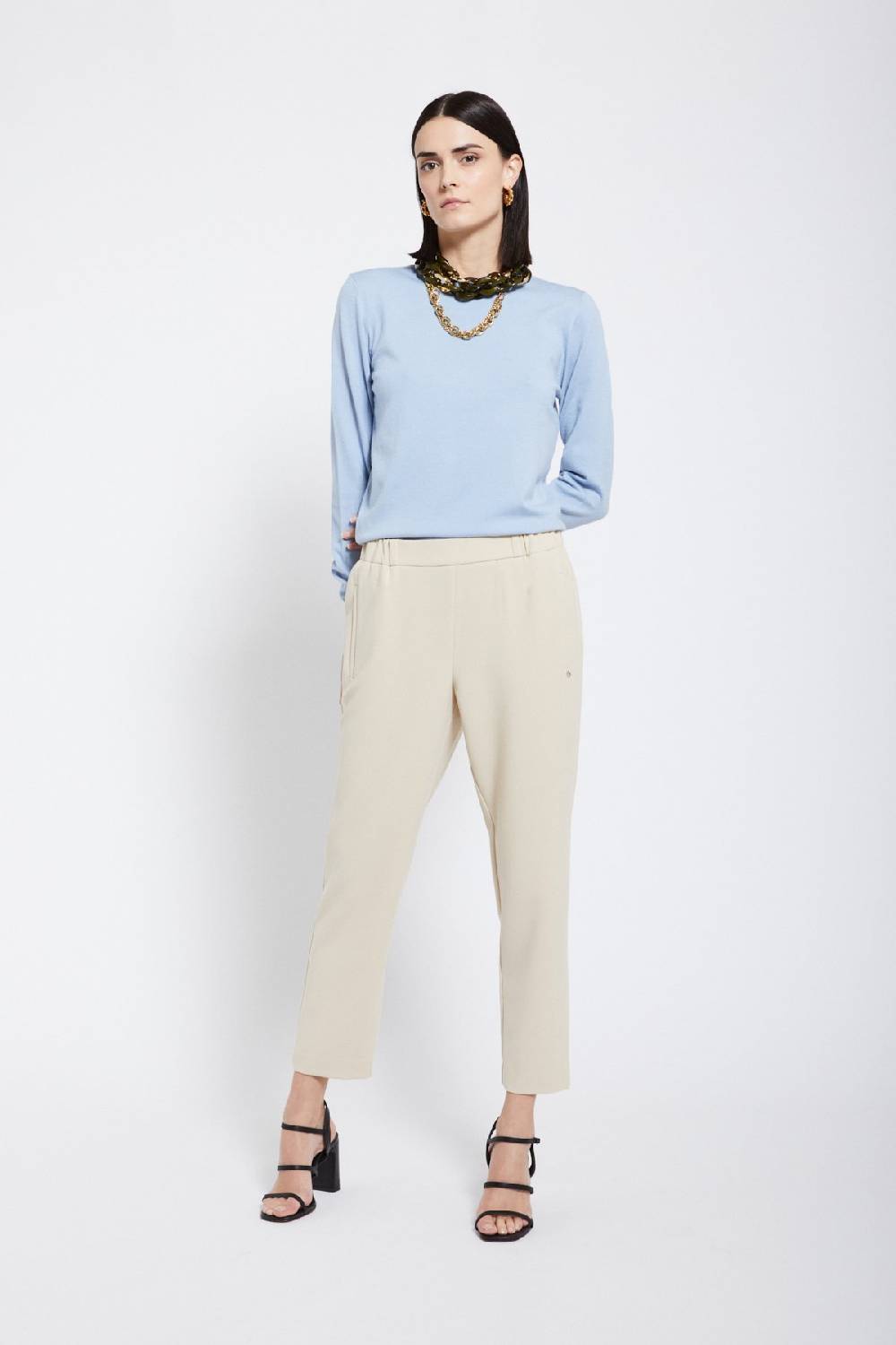 ottod'Ame Jumper with rounded neck