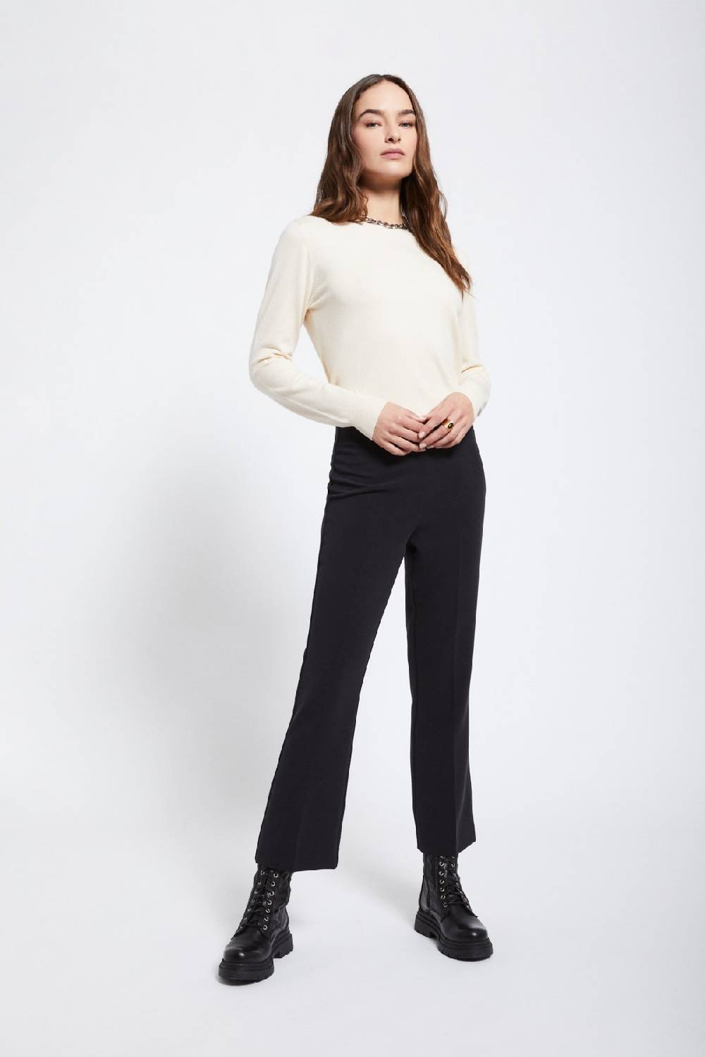 ottod'Ame Jumper with rounded neck