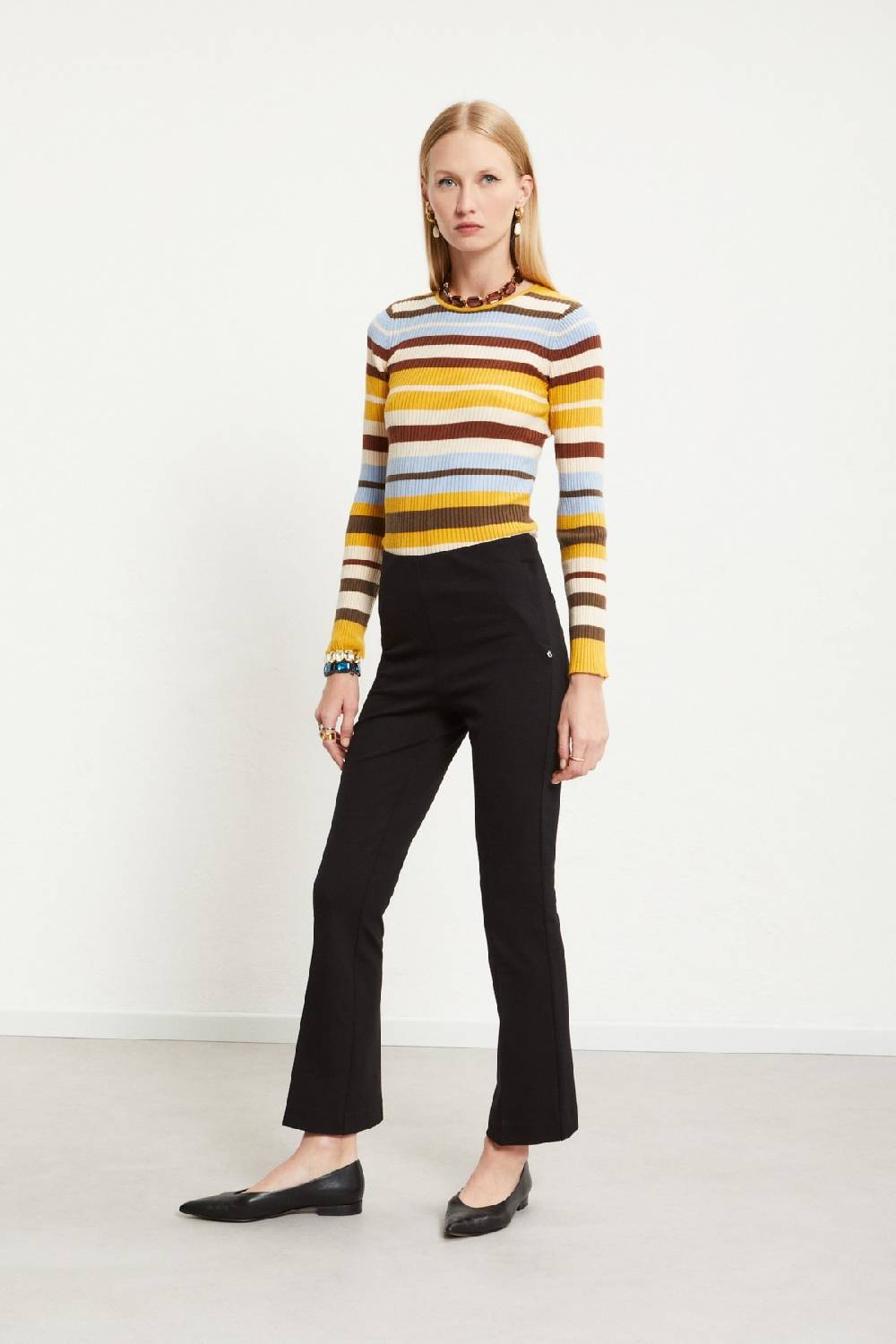 ottod'Ame Jumper with stripes