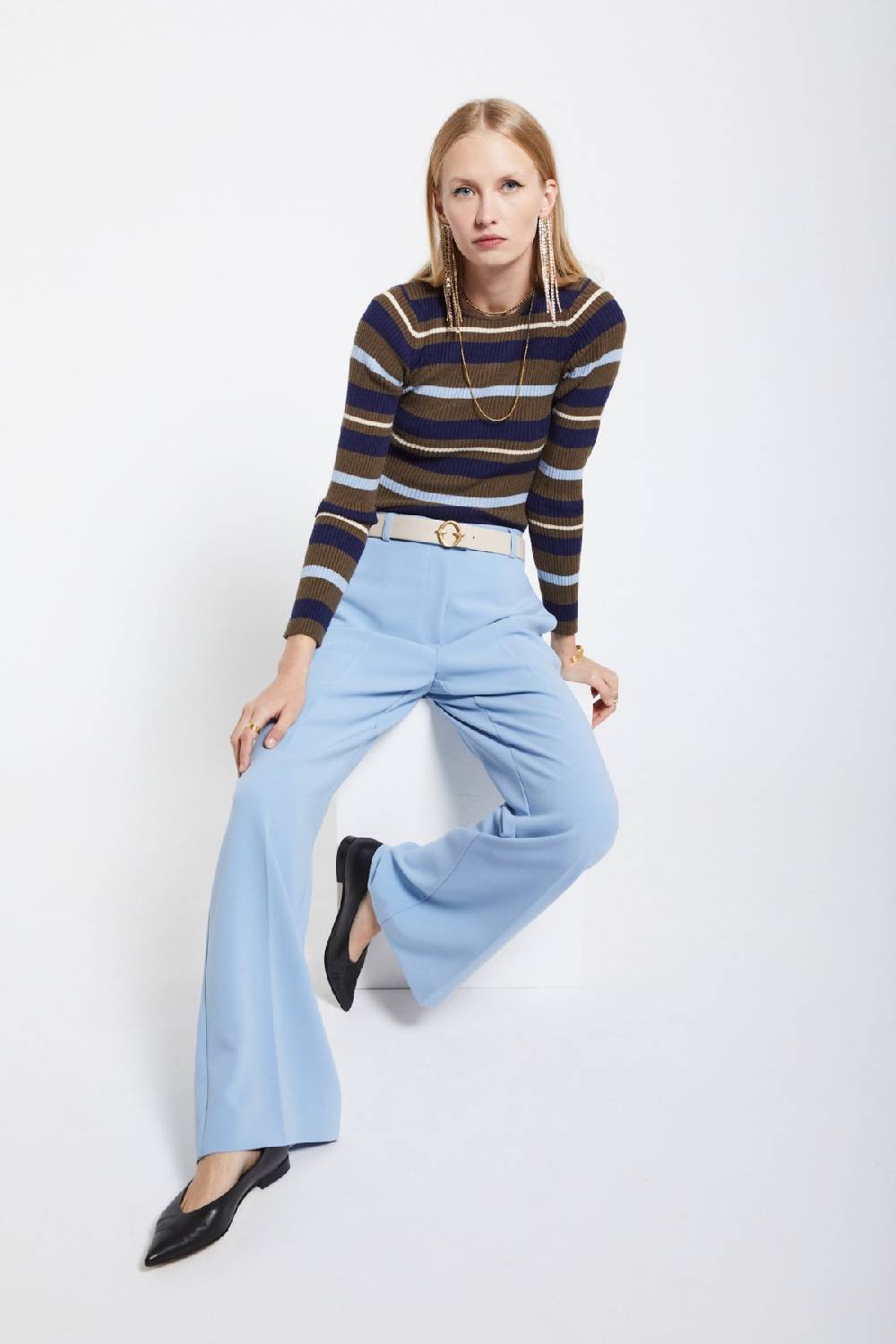 ottod'Ame Jumper with stripes