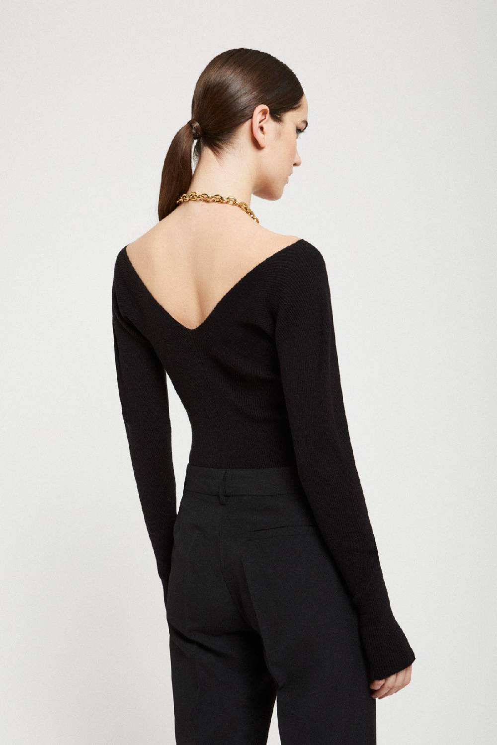 Ottod'Ame Jumper With V-neck