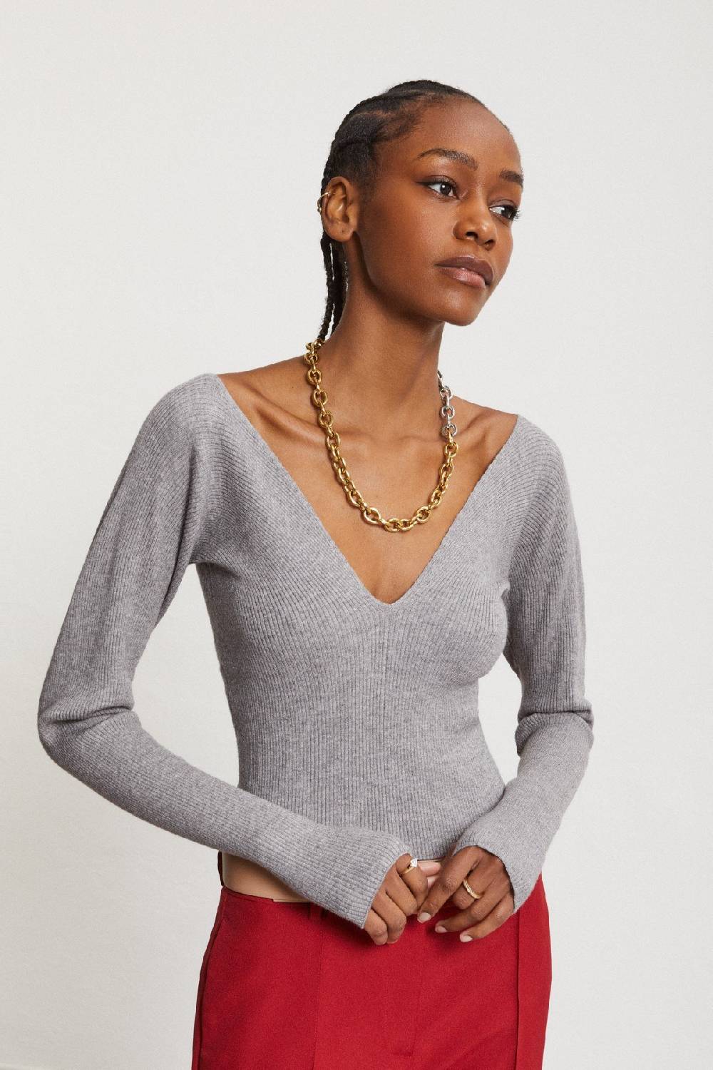 Ottod'Ame Jumper With V-neck