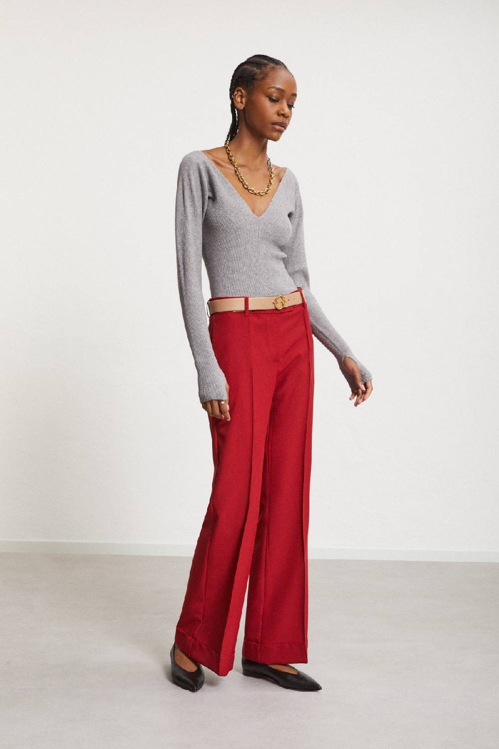 ottod'Ame Jumper with V-neck