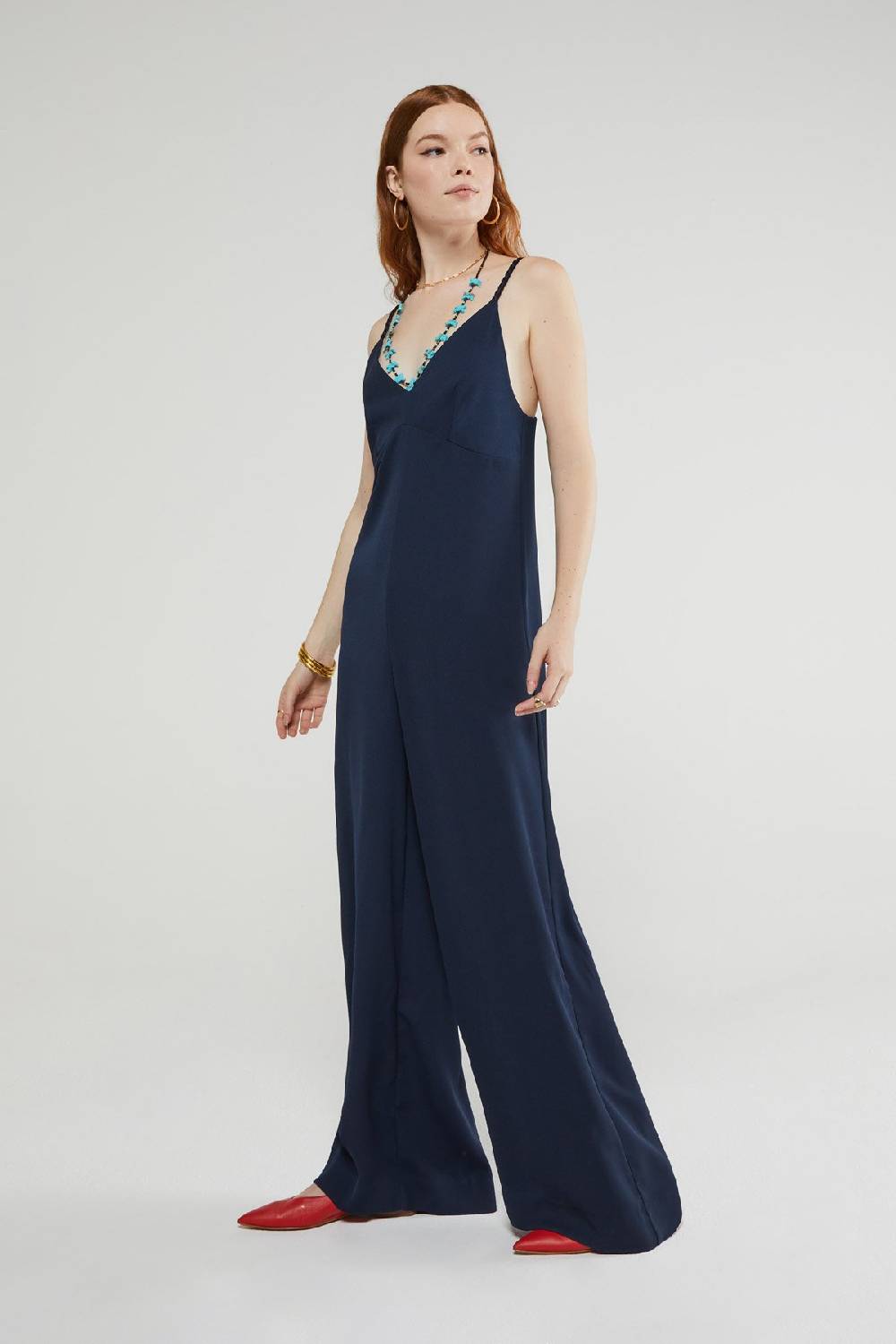 Ottod'Ame Jumpsuit With Thin Straps