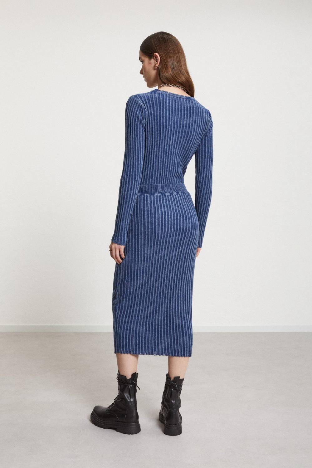 Ottod'Ame Knitted Ribbed Skirt