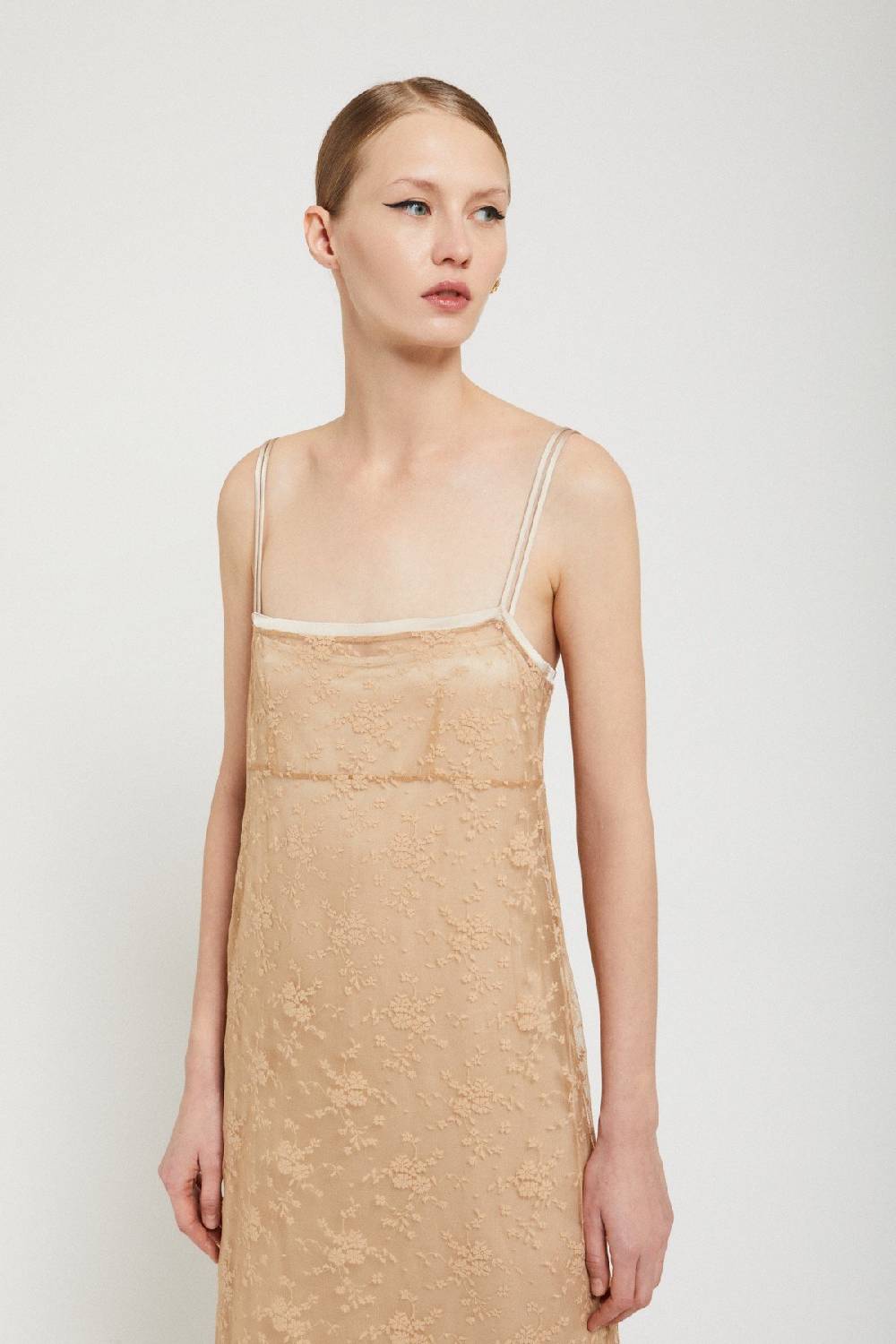 Ottod'Ame Lace Slip Dress