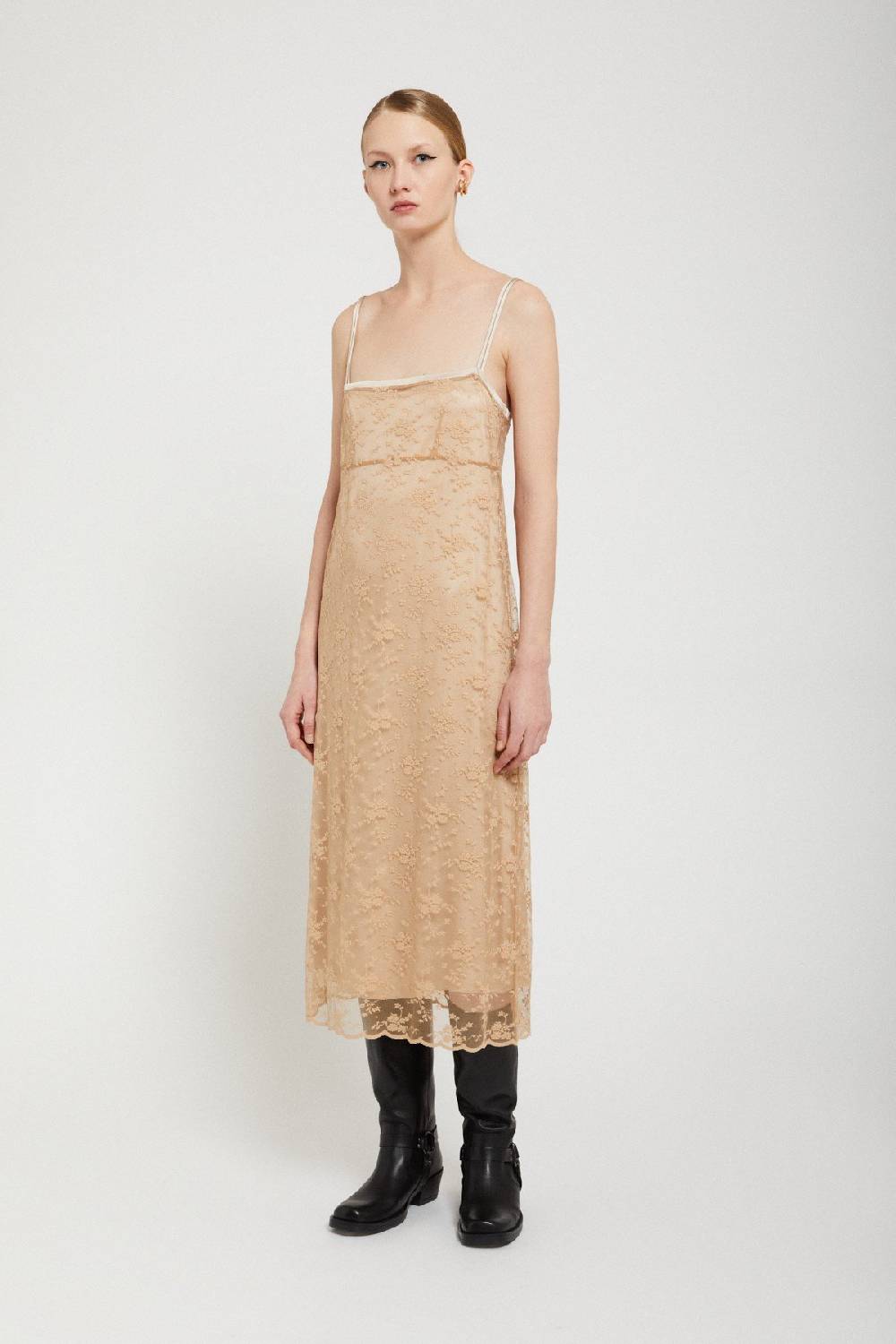ottod'Ame Lace slip dress