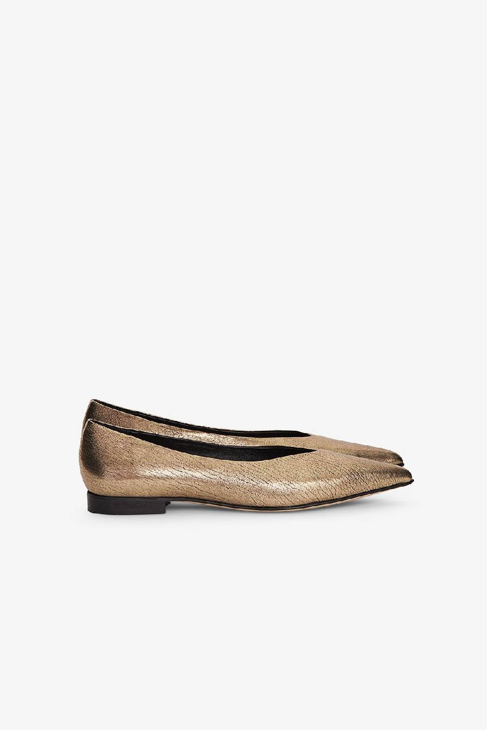 Ottod'Ame Leather Ballet Flat Mules
