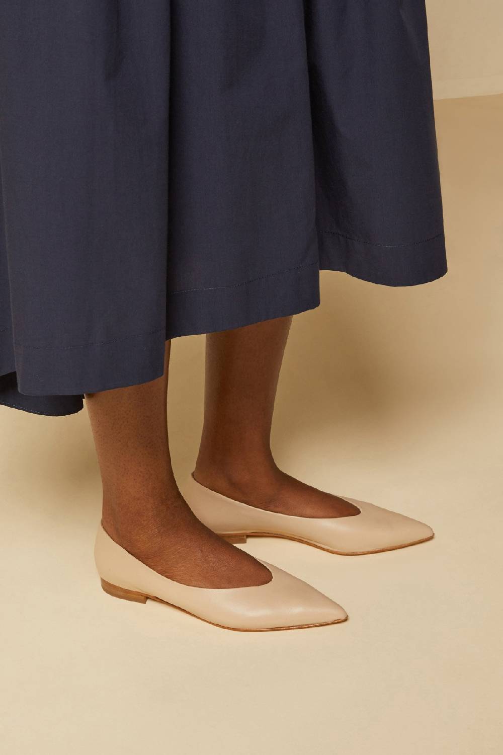 Ottod'Ame Leather Ballet Flats