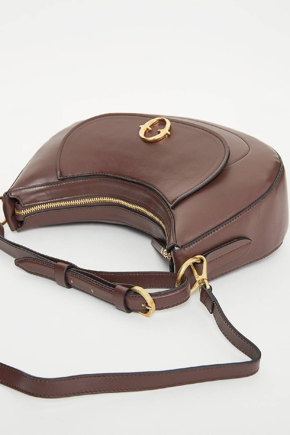 Ottod'Ame Leather Belly Maxi Bag