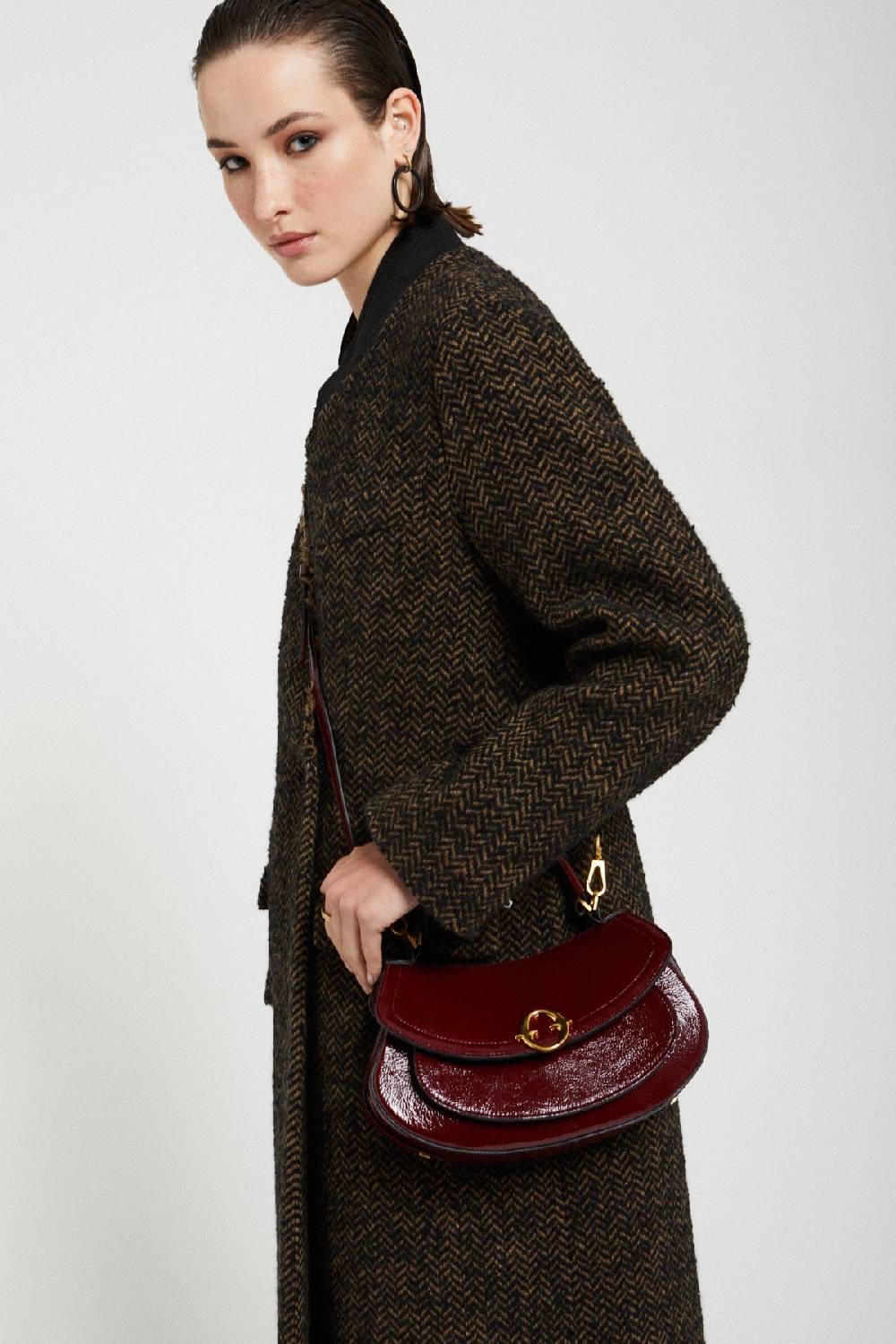 Ottod'Ame Leather Belly Mini Bag