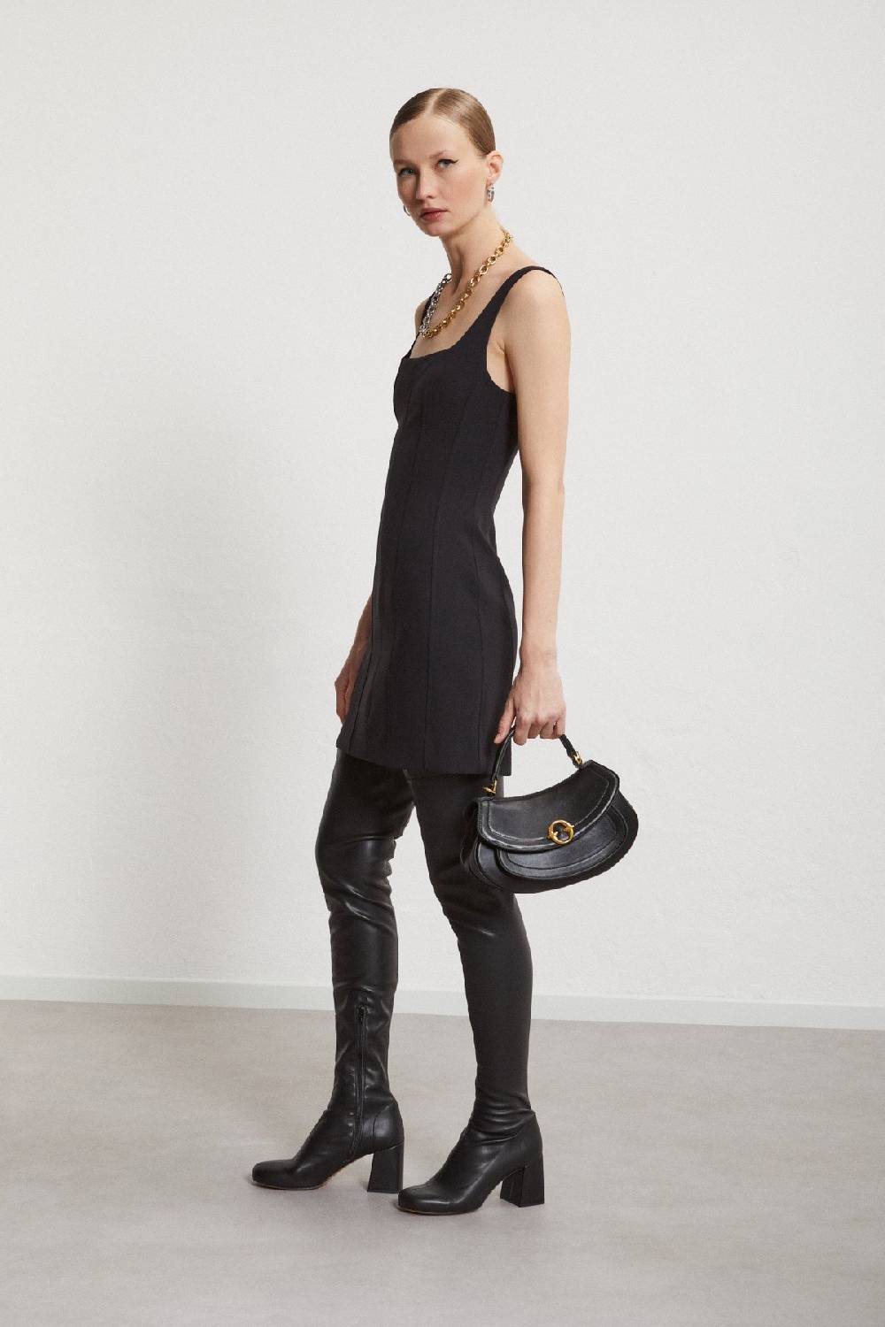 Ottod'Ame Leather Belly Mini Bag