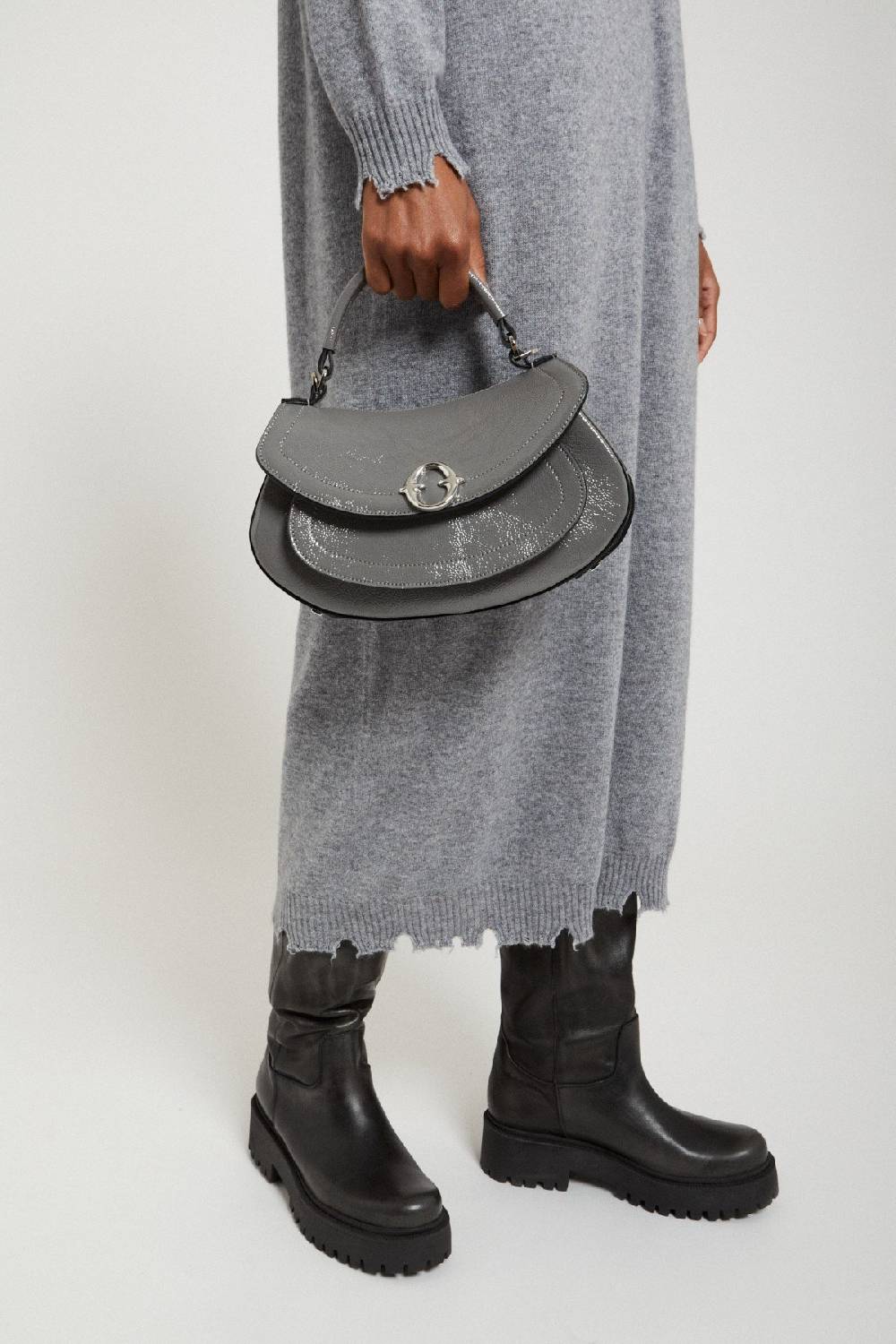 Ottod'Ame Leather Belly Mini Bag