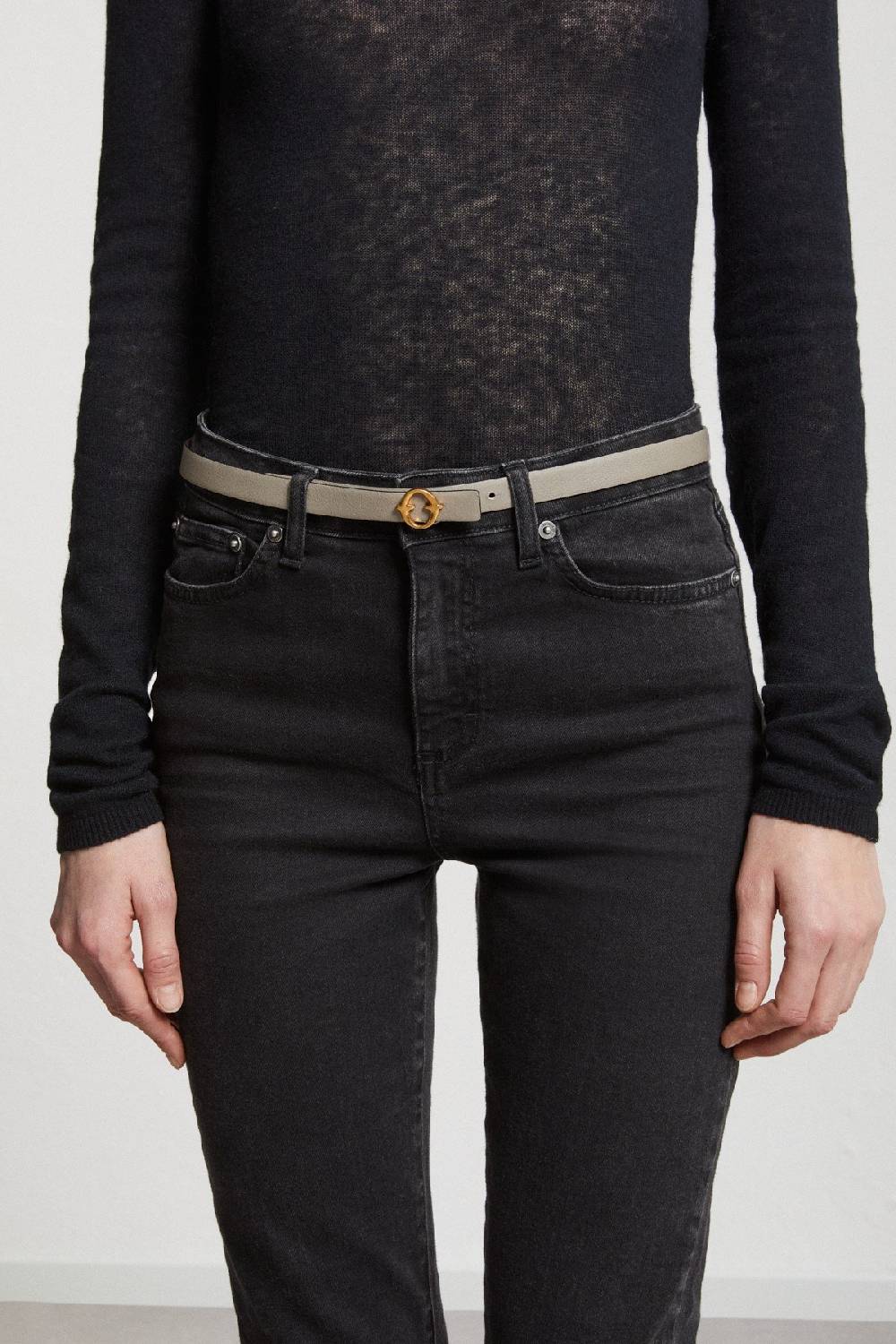 Ottod'Ame Leather Belt With Buckle