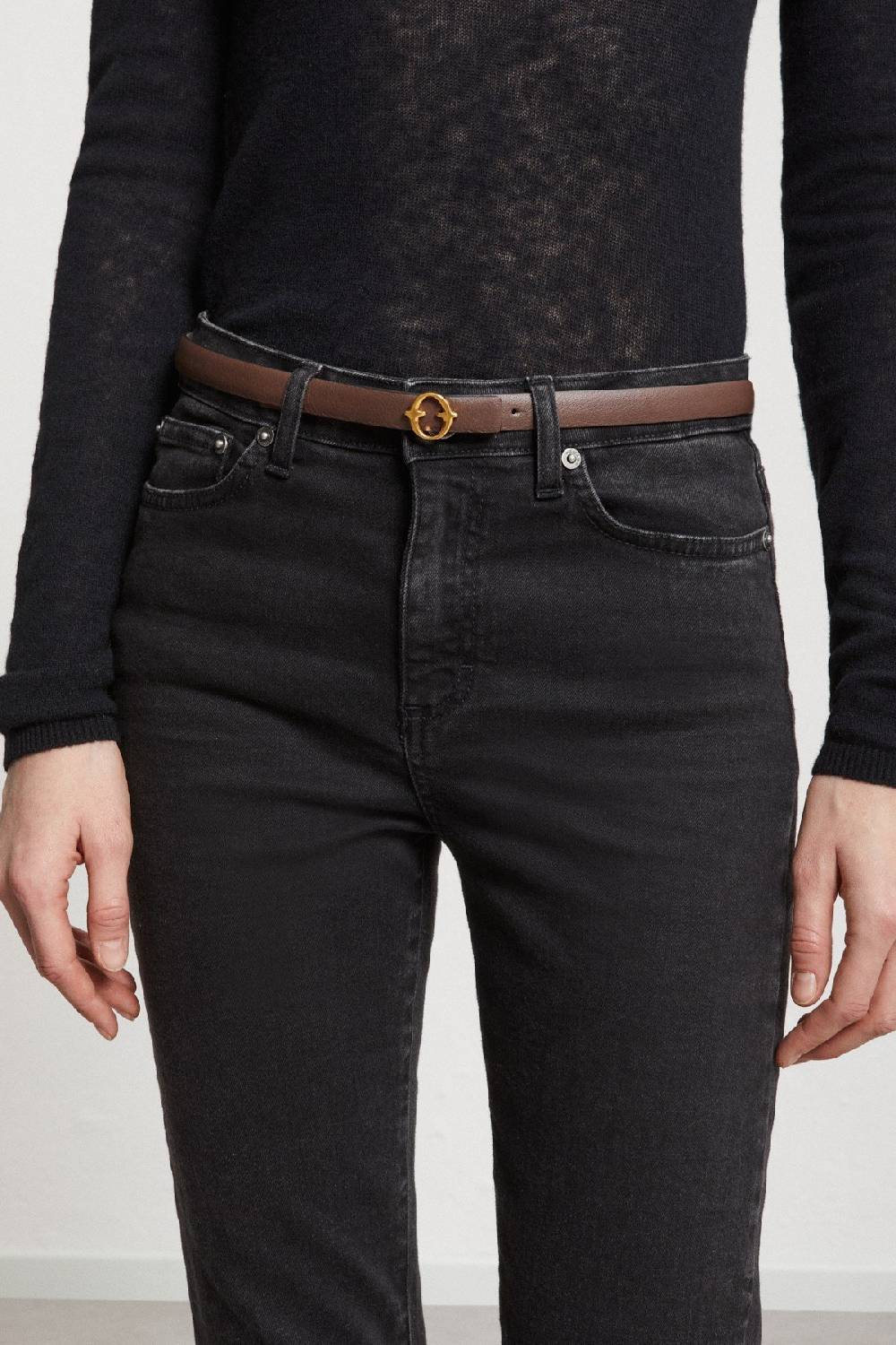 Ottod'Ame Leather Belt With Buckle