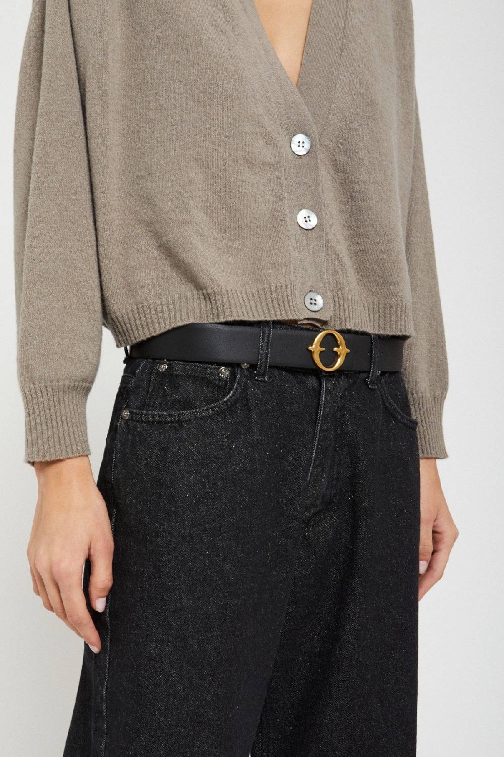 Ottod'Ame Leather Belt With Bukle