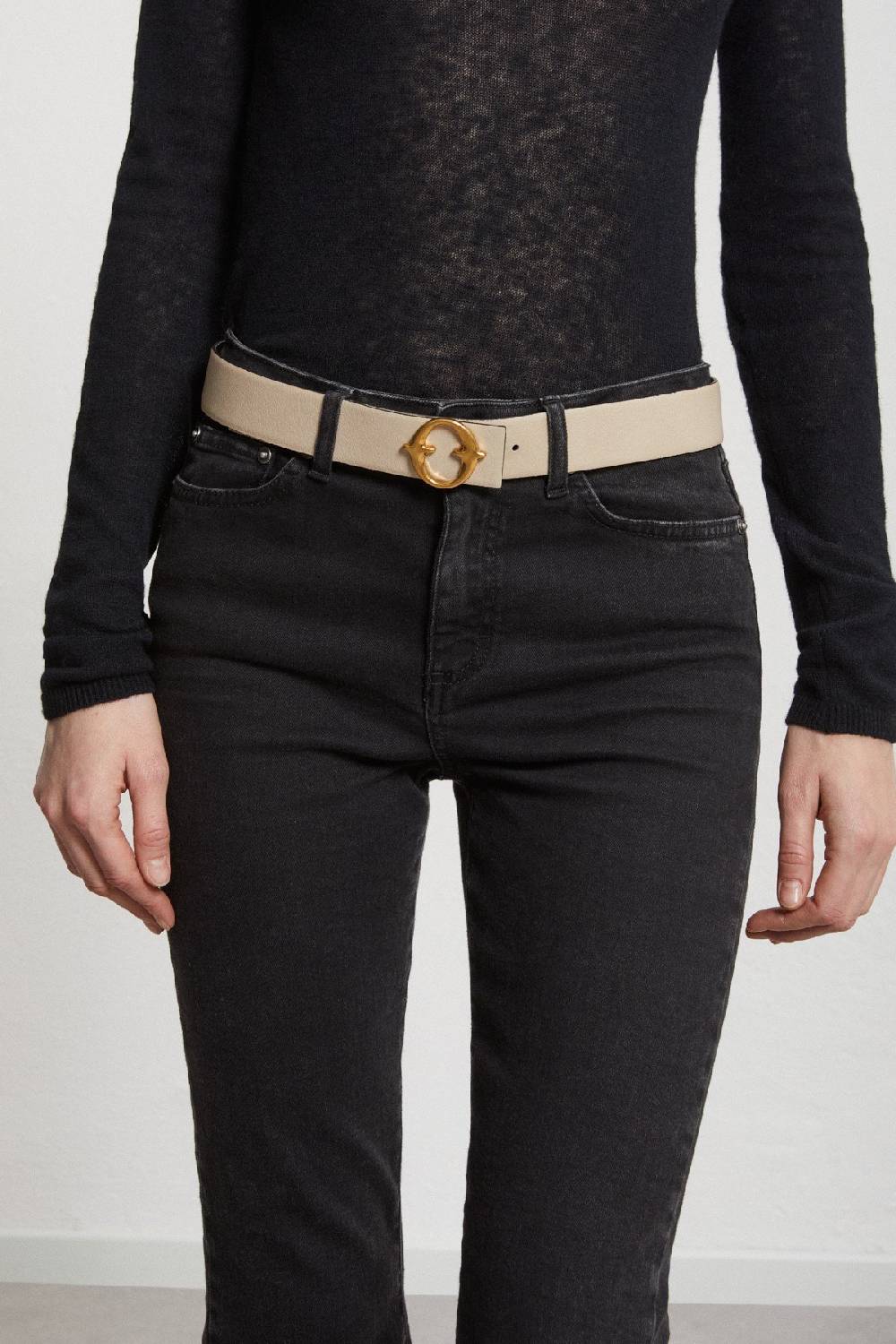Ottod'Ame Leather Belt With Bukle