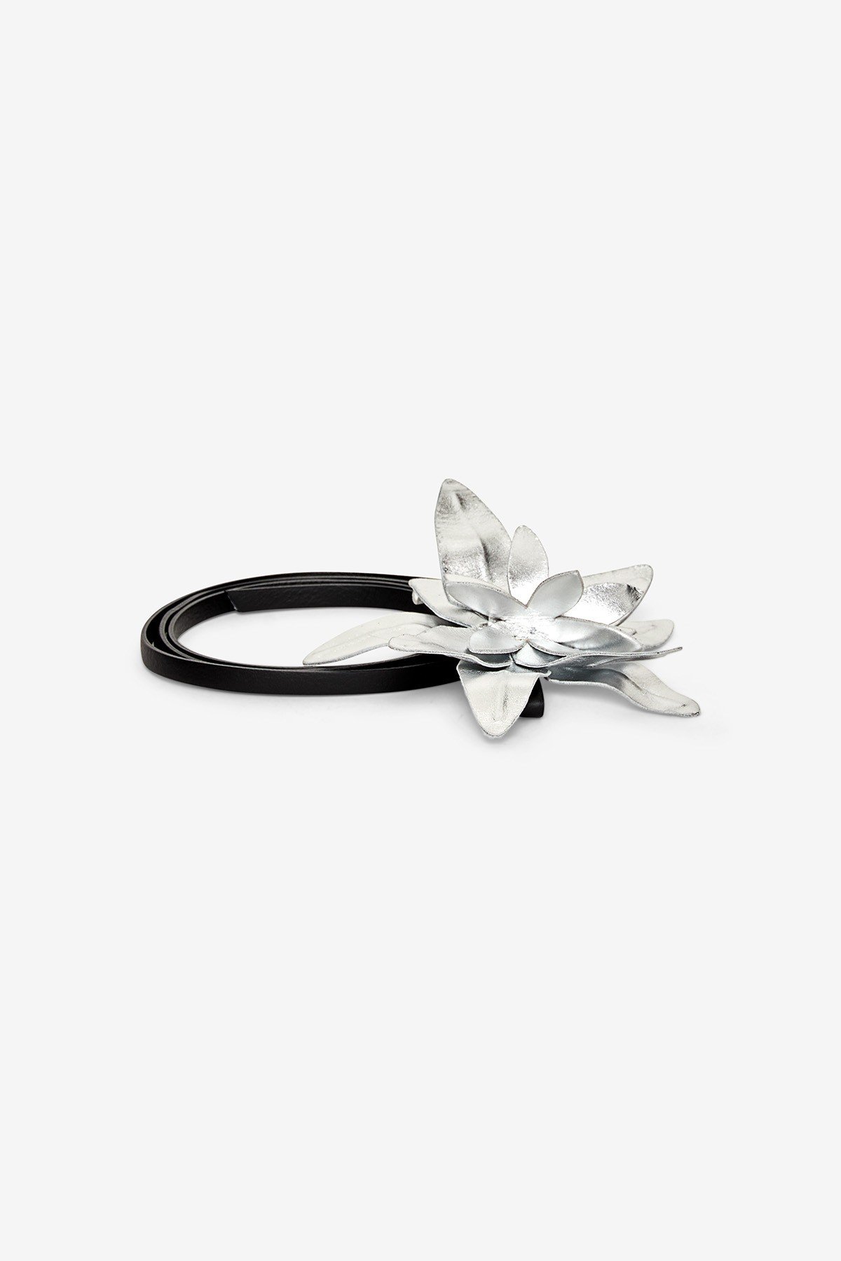 ottod'Ame Leather belt with flower