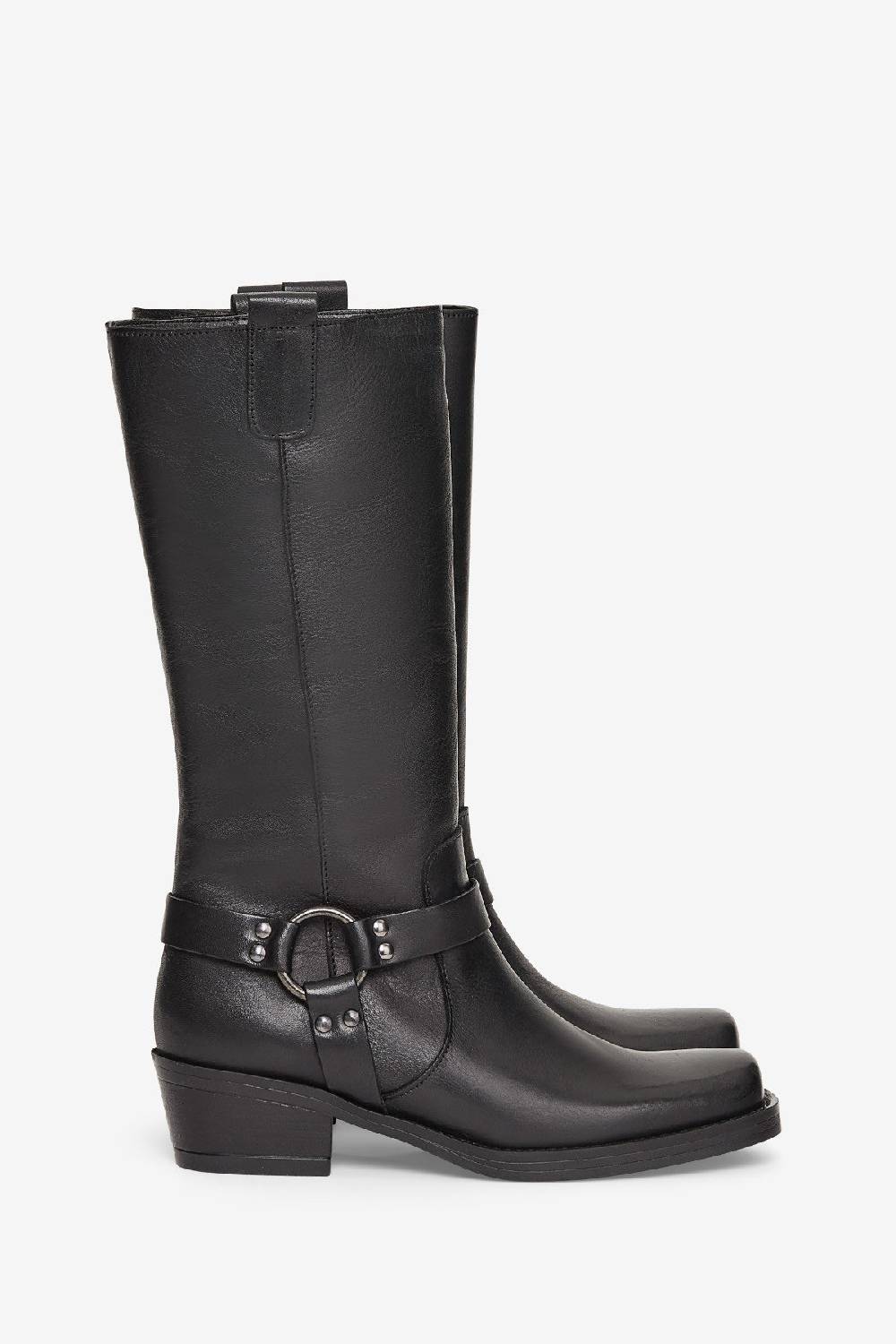 Ottod'Ame Leather Boots With Medium Heel