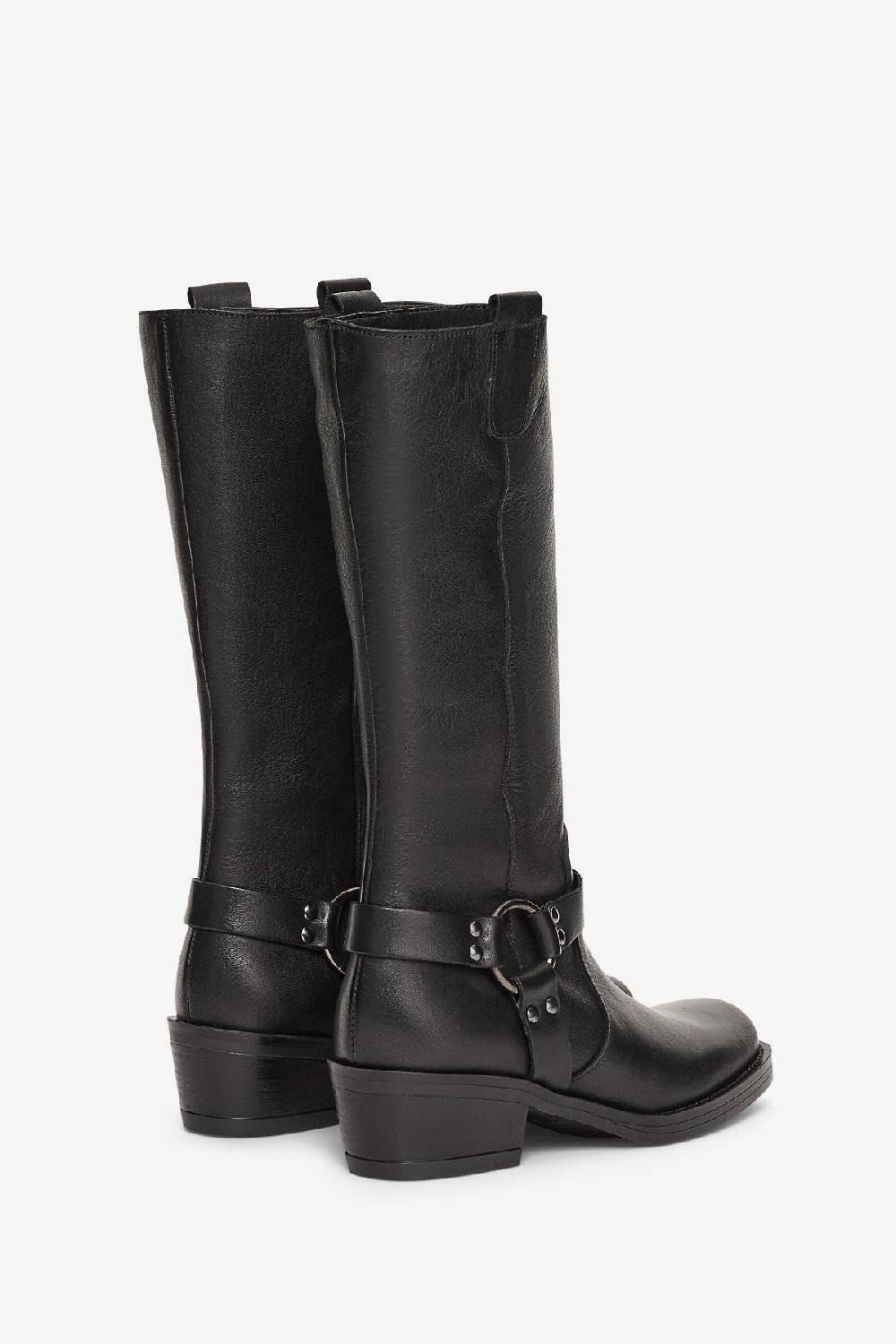 Ottod'Ame Leather Boots With Medium Heel