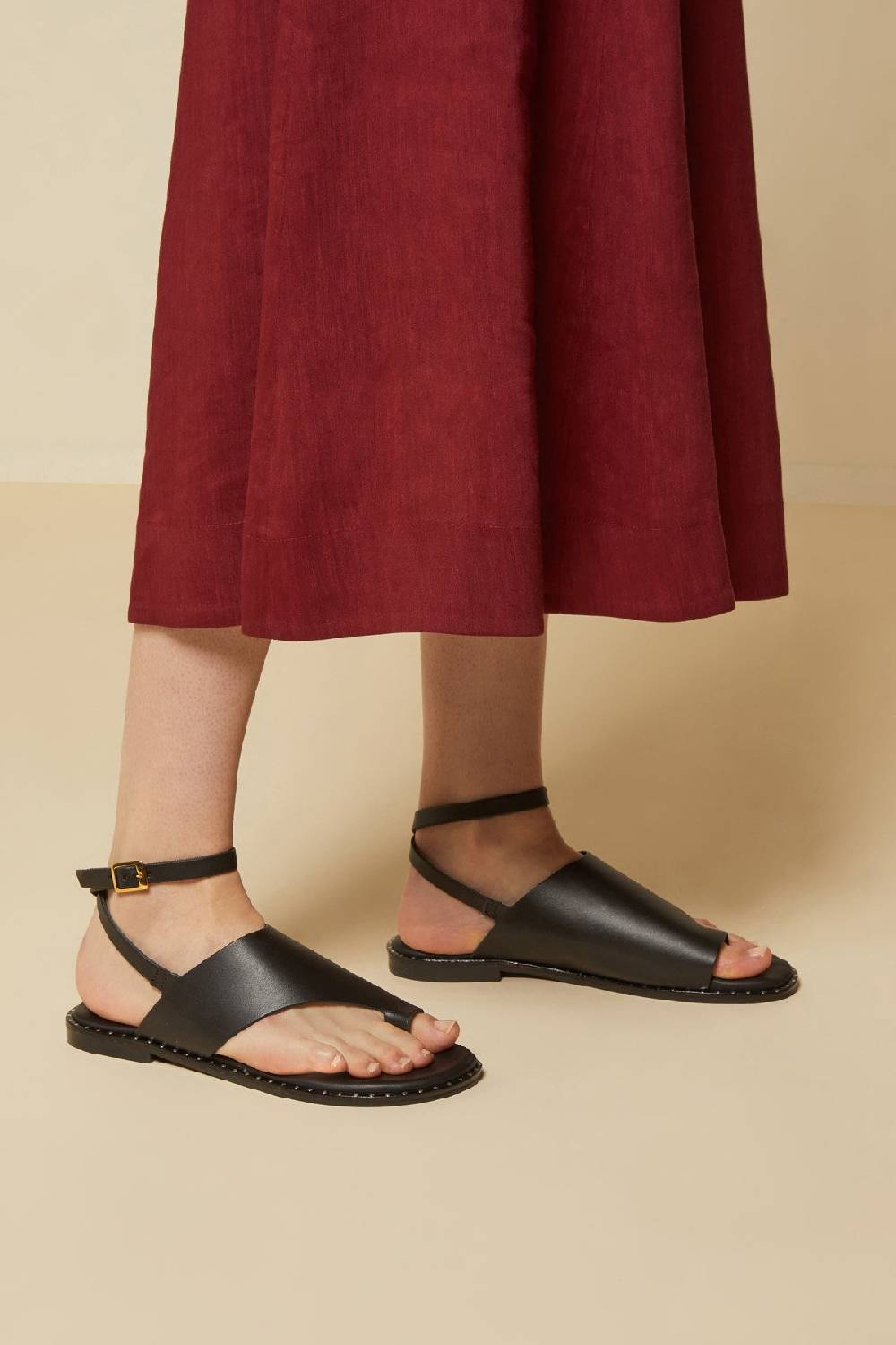 Ottod'Ame Leather Flip Flops