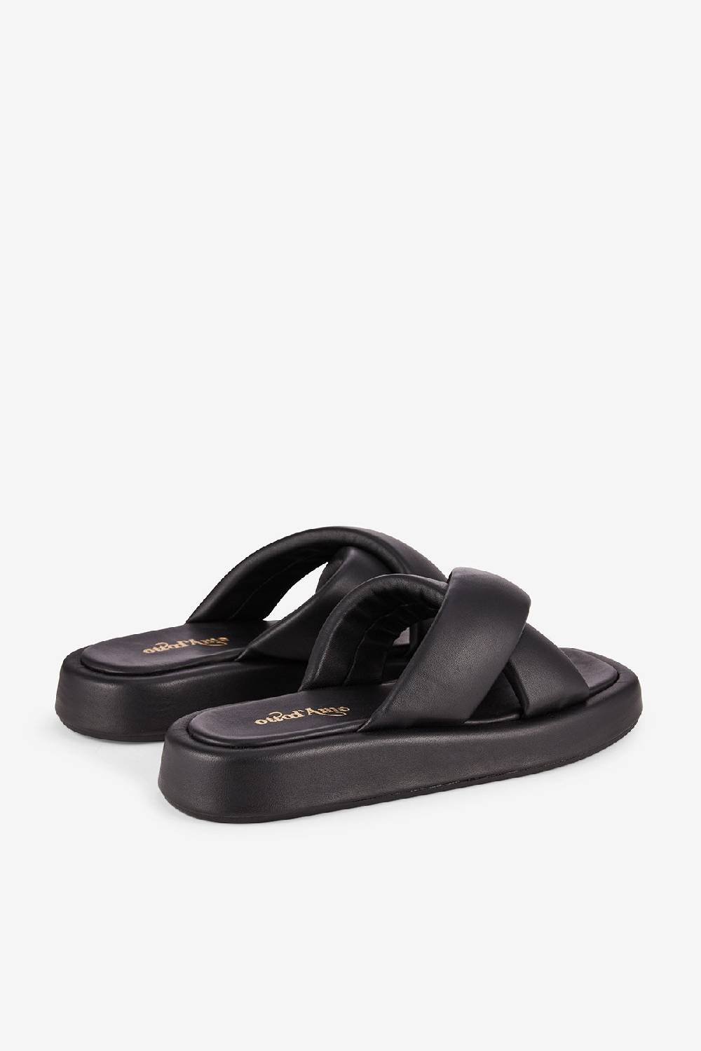 Ottod'Ame Leather Fluffy Platform