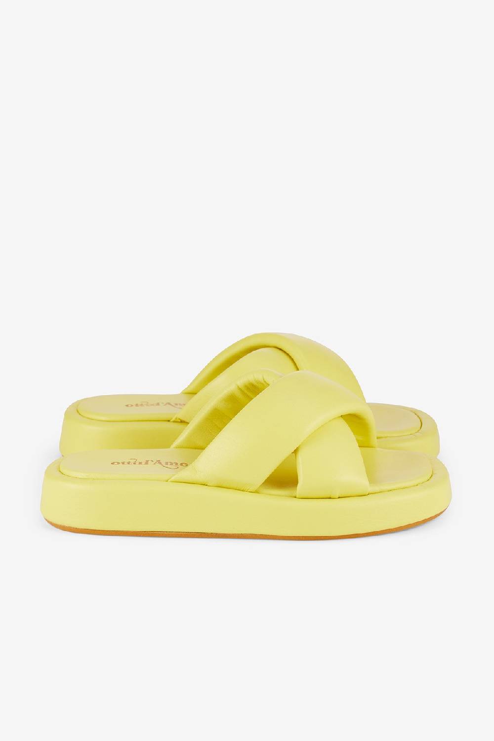 Ottod'Ame Leather Fluffy Platform