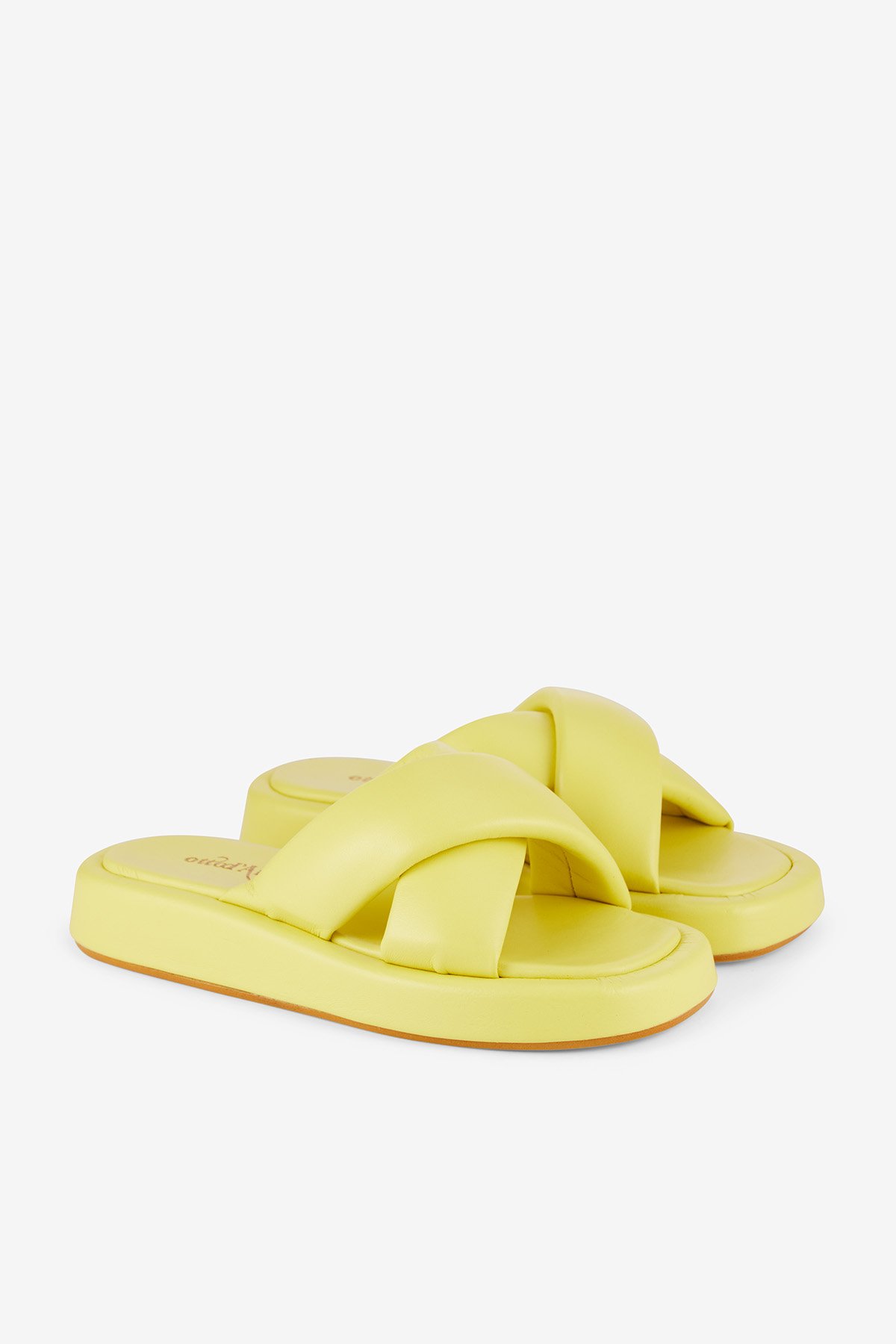 ottod'Ame Leather fluffy platform