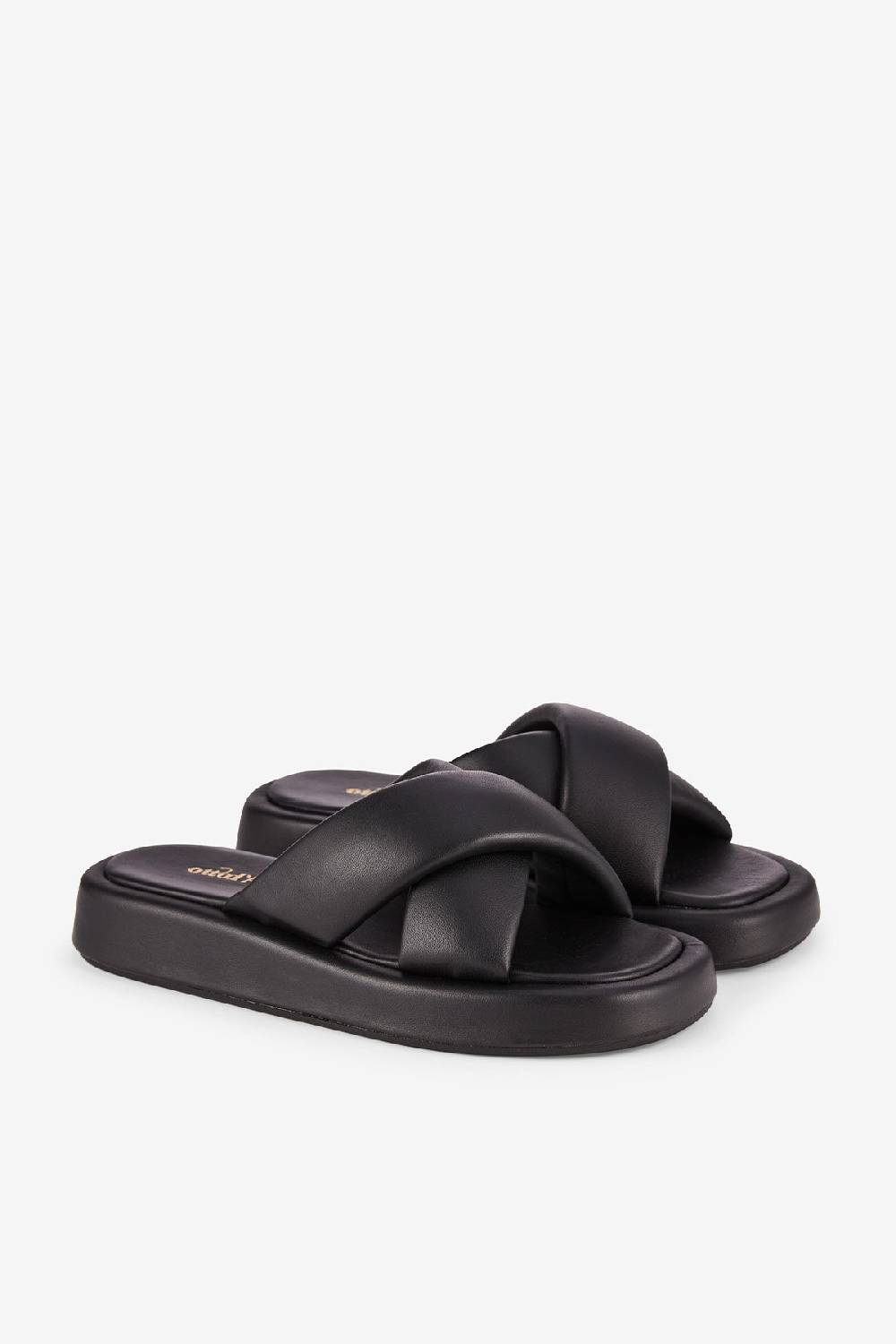 ottod'Ame Leather fluffy platform